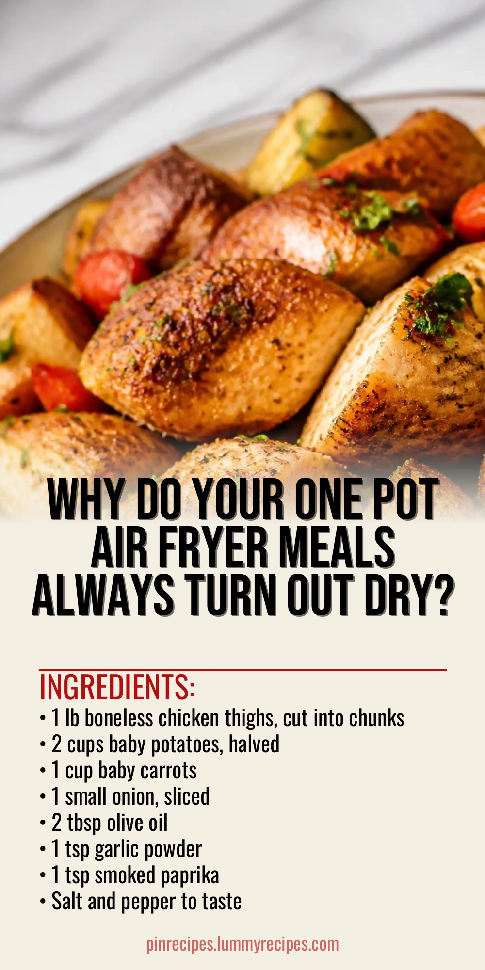 Why Do Your One Pot Air Fryer Meals Always Turn Out Dry?