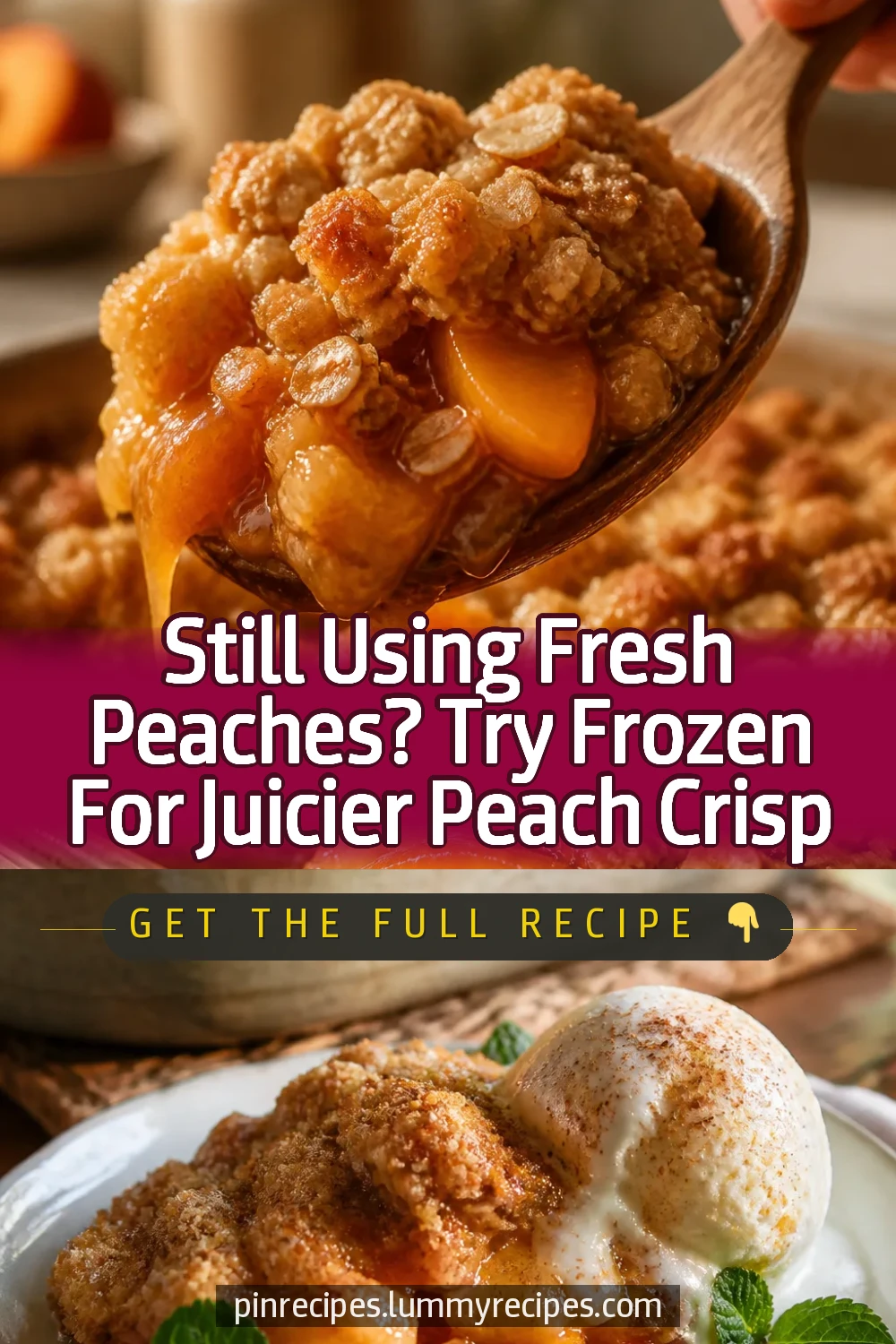 Still Using Fresh Peaches? Try Frozen For Juicier Peach Crisp