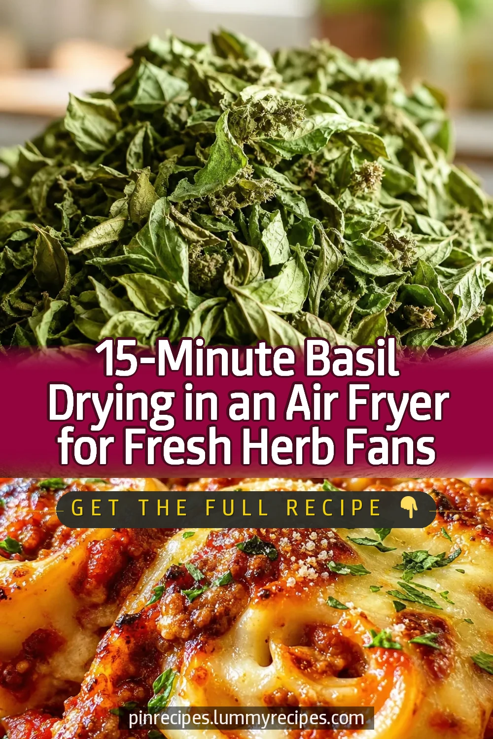 15-Minute Basil Drying in an Air Fryer for Fresh Herb Fans