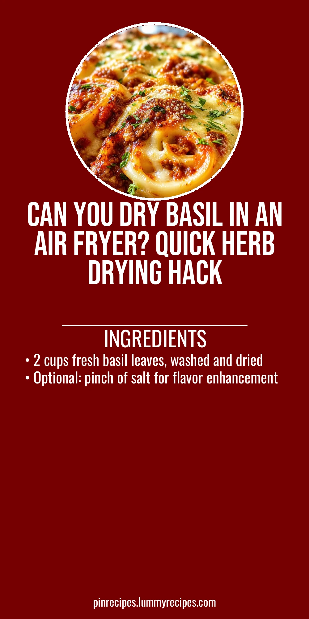 Can You Dry Basil in an Air Fryer? Quick Herb Drying Hack