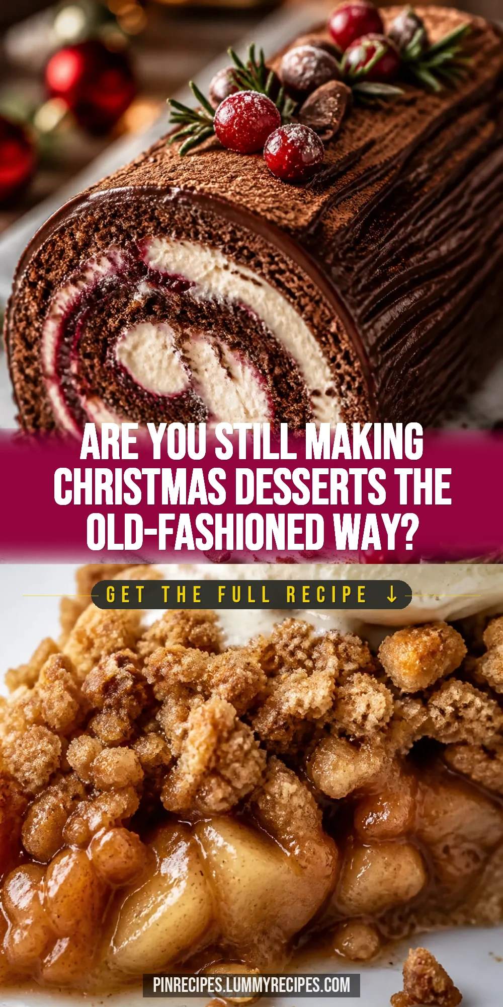 Are You Still Making Christmas Desserts the Old-Fashioned Way?