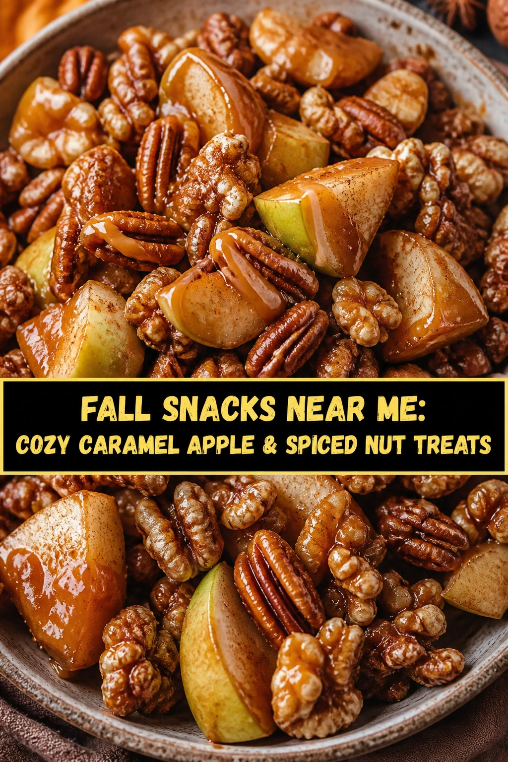 Fall Snacks Near Me: Cozy Caramel Apple & Spiced Nut Treats