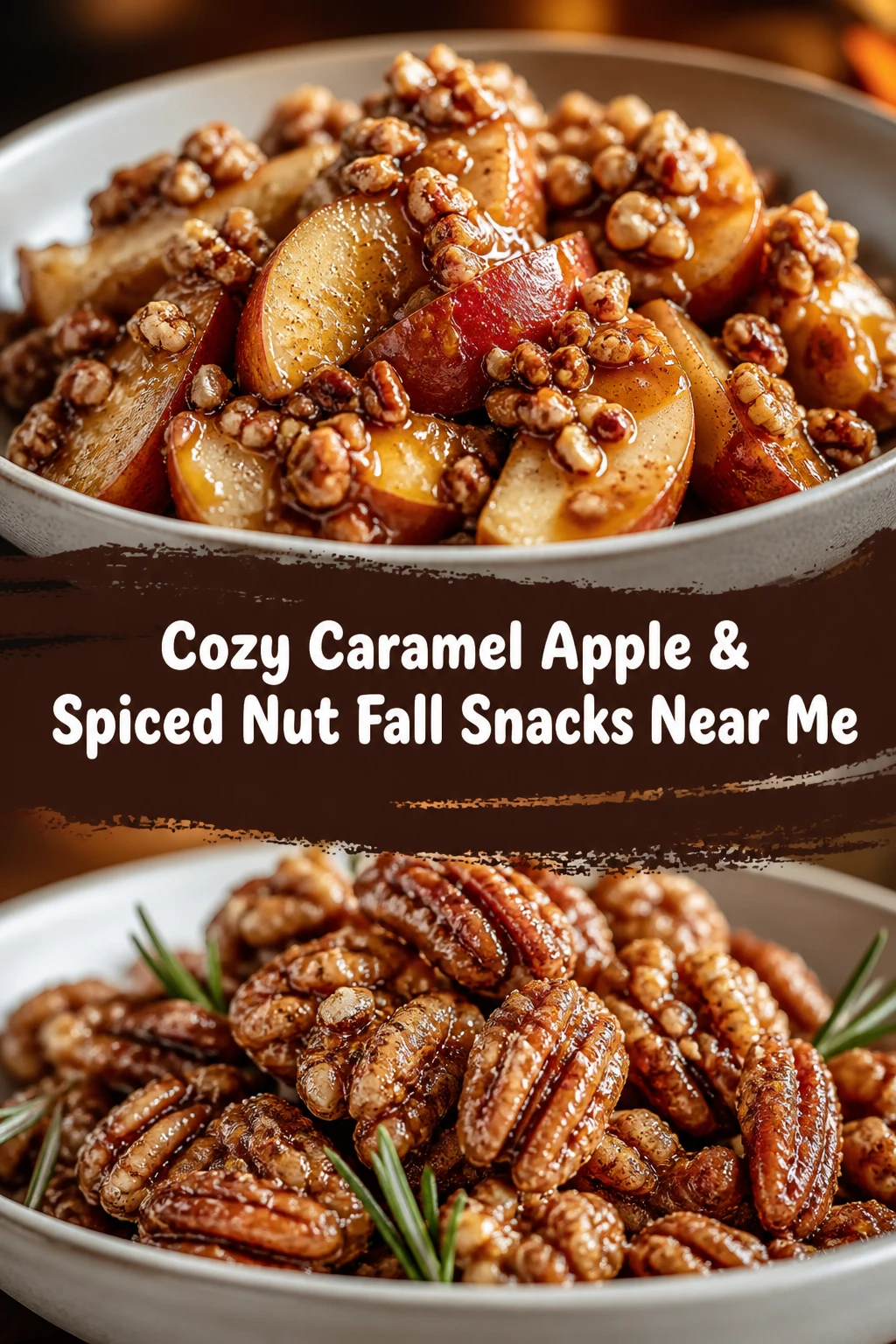 Cozy Caramel Apple & Spiced Nut Fall Snacks Near Me