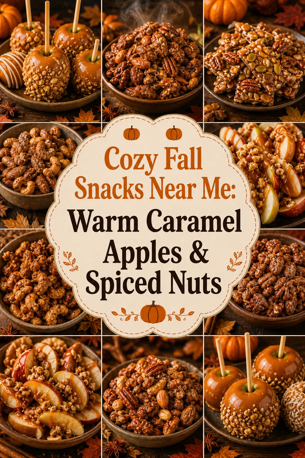 Cozy Fall Snacks Near Me: Warm Caramel Apples & Spiced Nuts