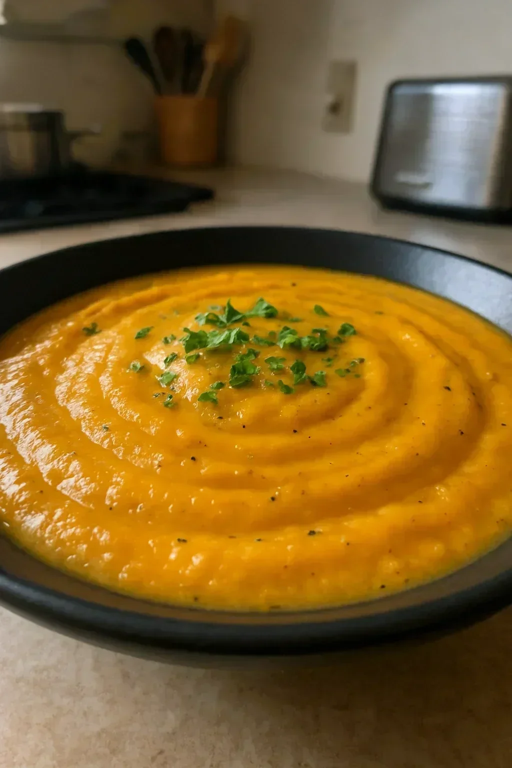 Roasted butternut squash halves showing golden-brown caramelized flesh and tender interior, freshly removed from oven with visible steam