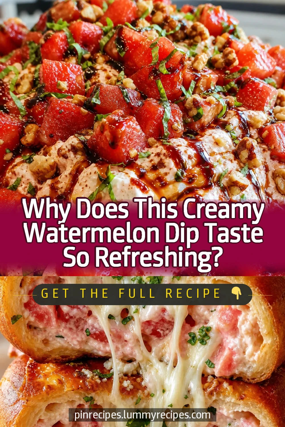 Why Does This Creamy Watermelon Dip Taste So Refreshing?