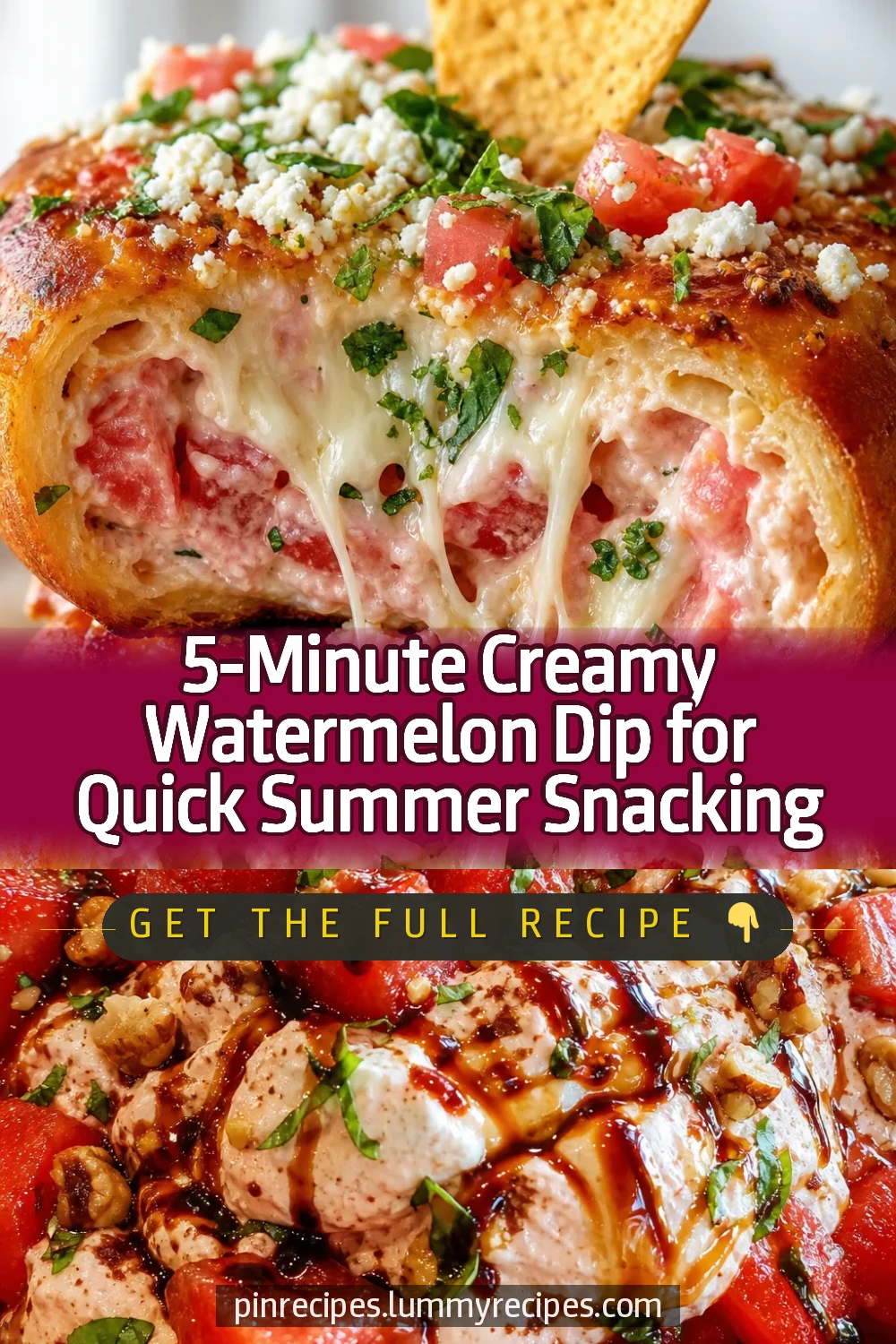 5-Minute Creamy Watermelon Dip for Quick Summer Snacking