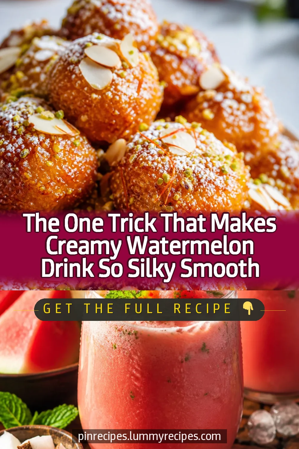 The One Trick That Makes Creamy Watermelon Drink So Silky Smooth