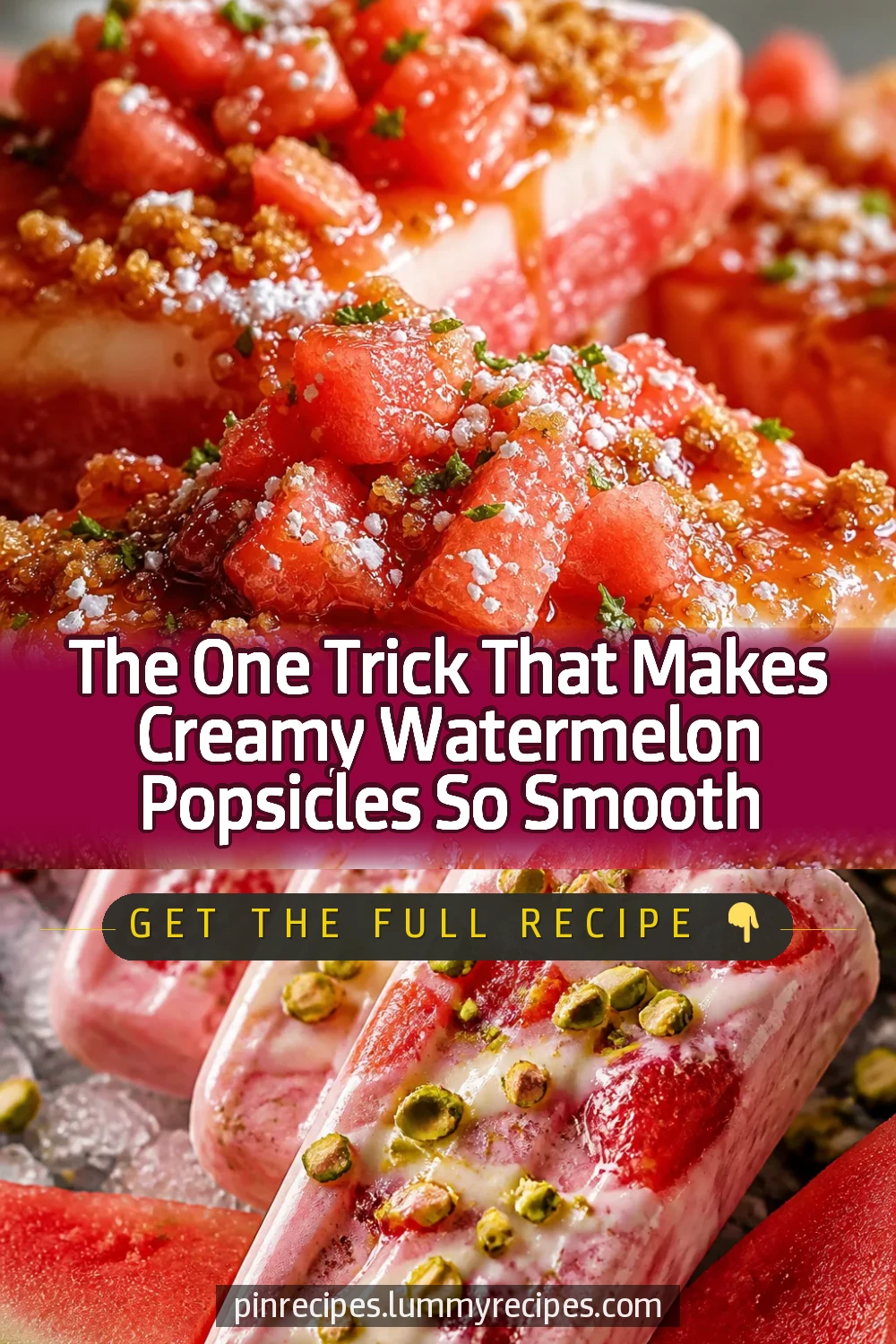 The One Trick That Makes Creamy Watermelon Popsicles So Smooth