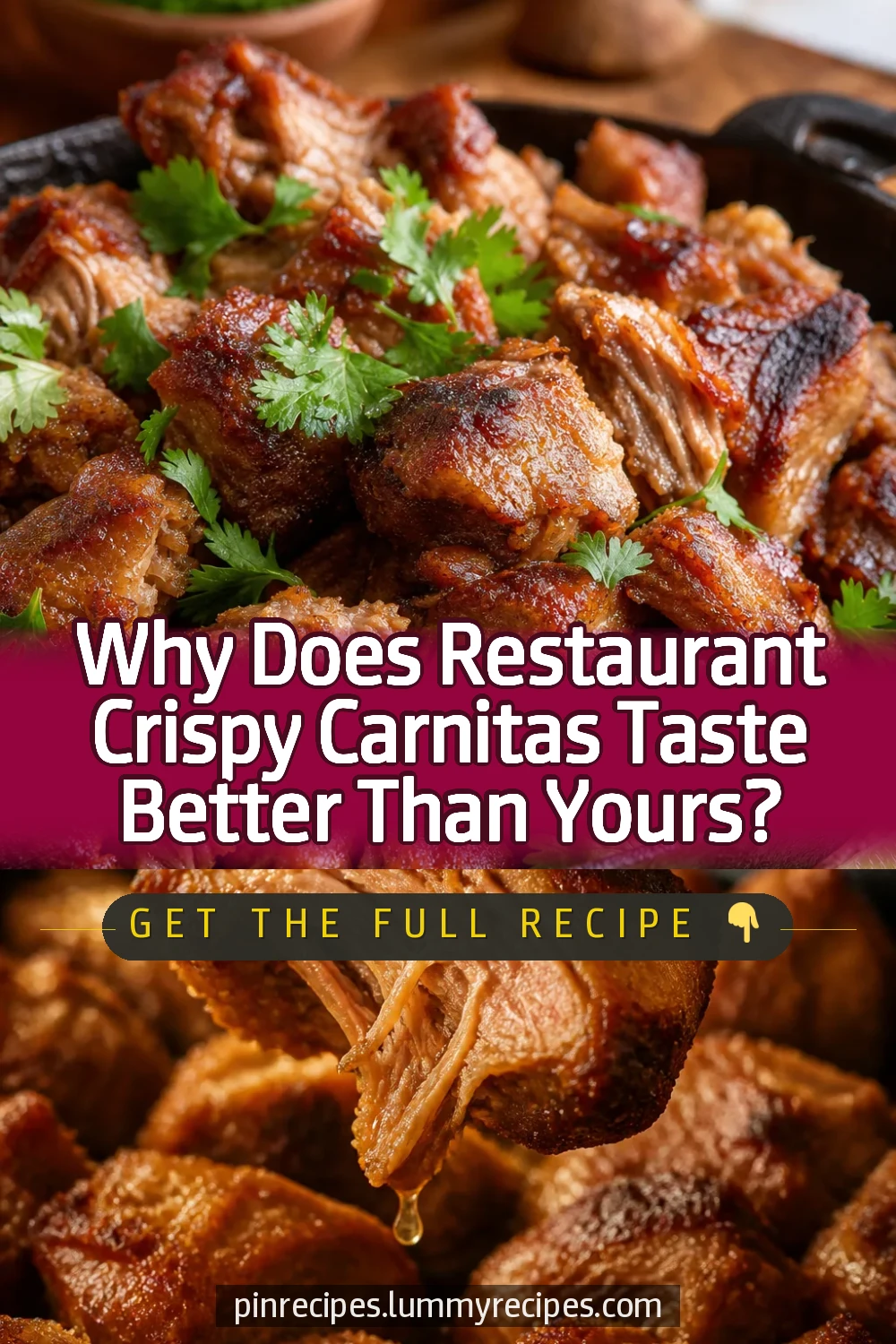 Why Does Restaurant Crispy Carnitas Taste Better Than Yours?