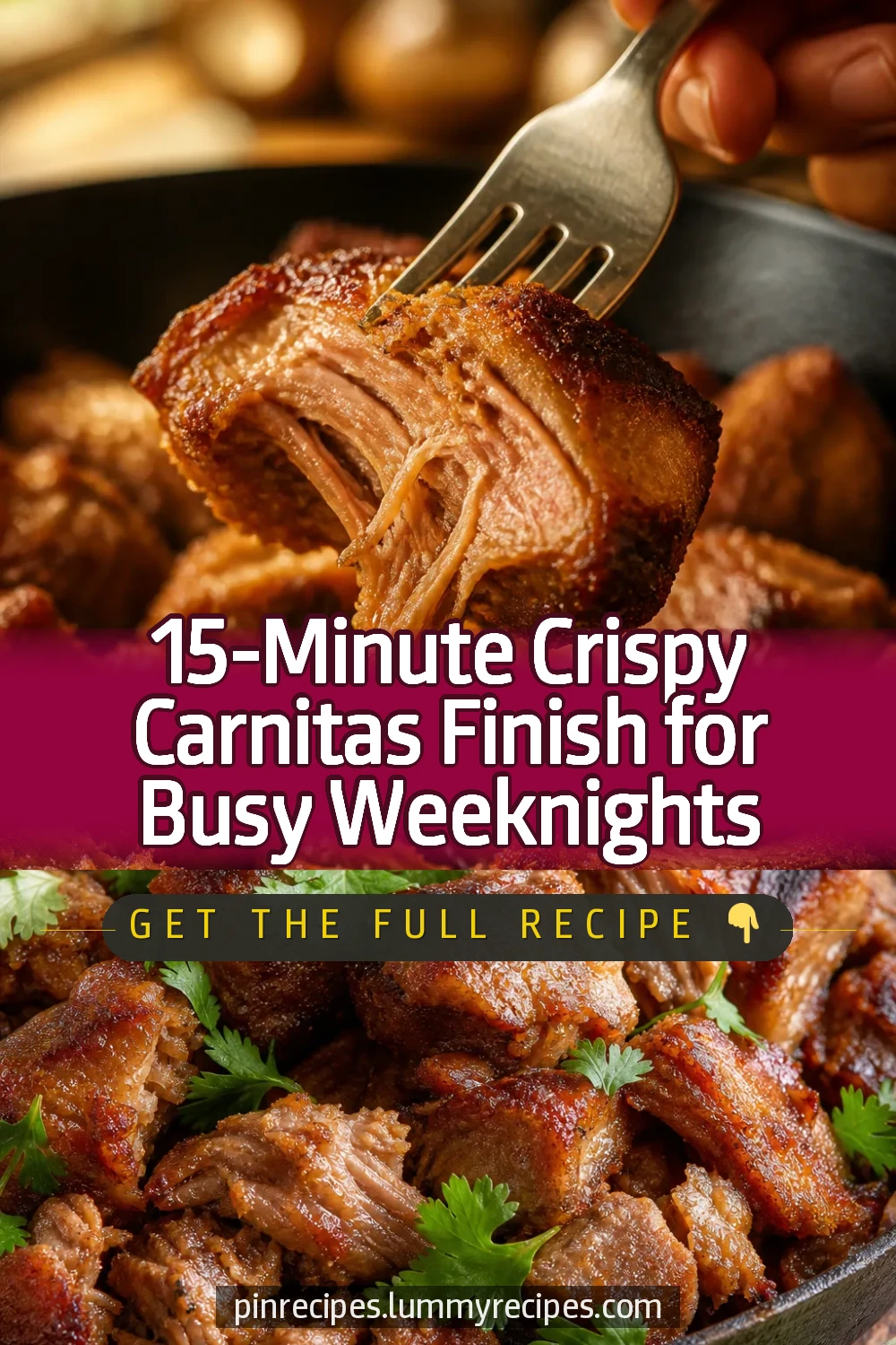 15-Minute Crispy Carnitas Finish for Busy Weeknights