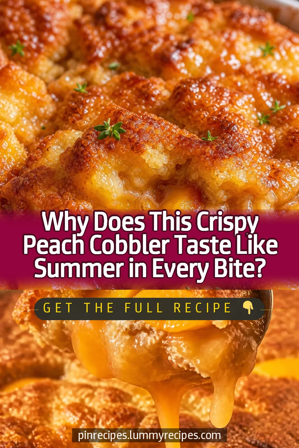 Why Does This Crispy Peach Cobbler Taste Like Summer in Every Bite?