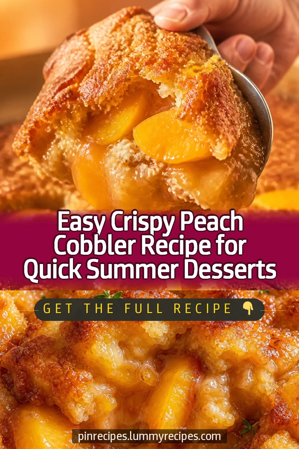 Easy Crispy Peach Cobbler Recipe for Quick Summer Desserts