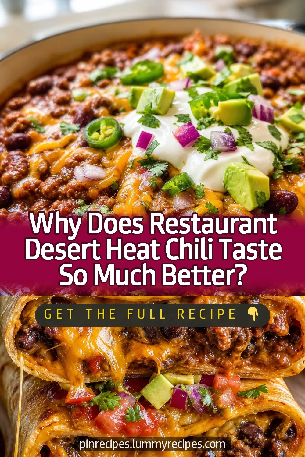 Why Does Restaurant Desert Heat Chili Taste So Much Better?