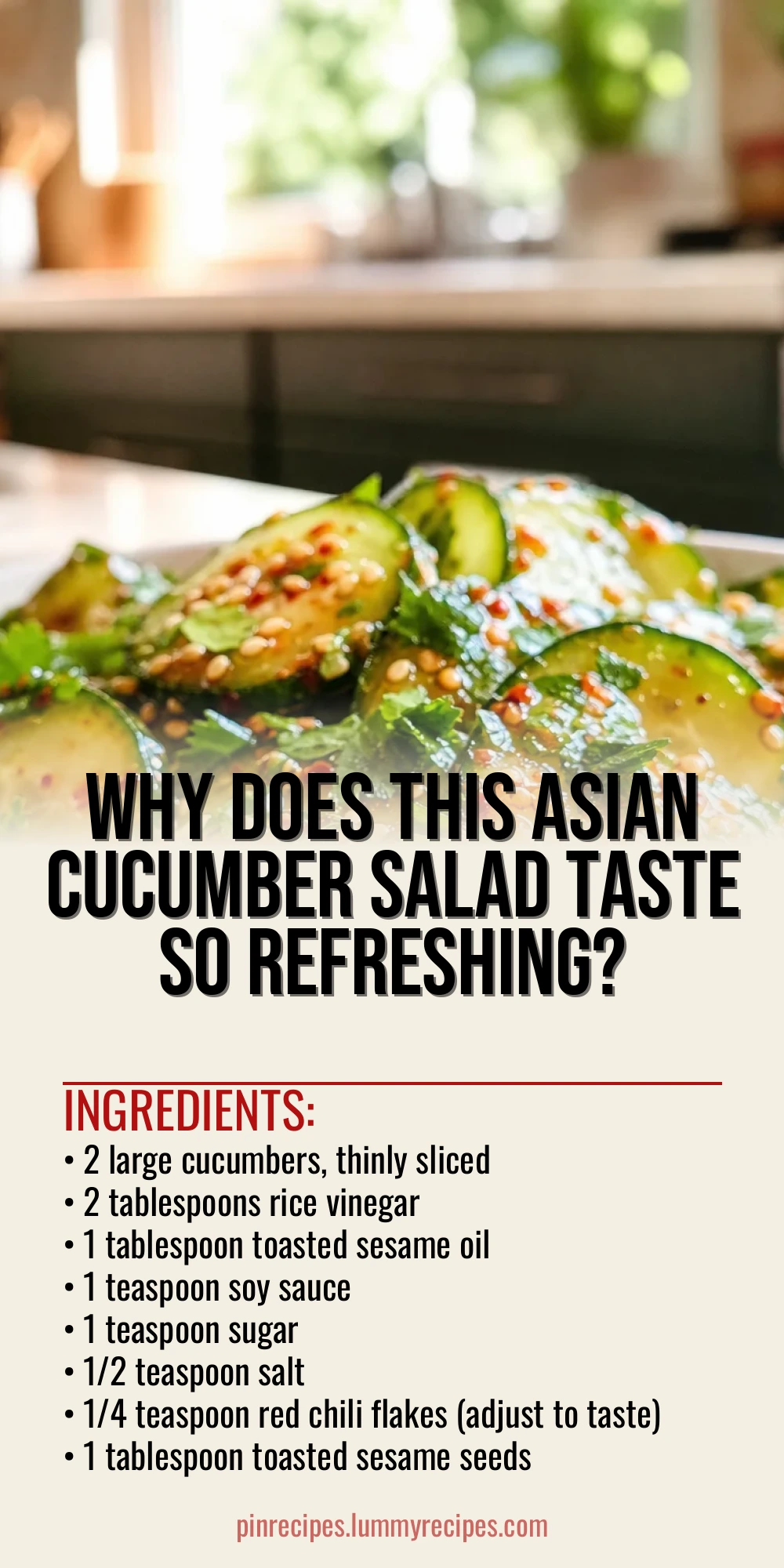 Why Does This Asian Cucumber Salad Taste So Refreshing?