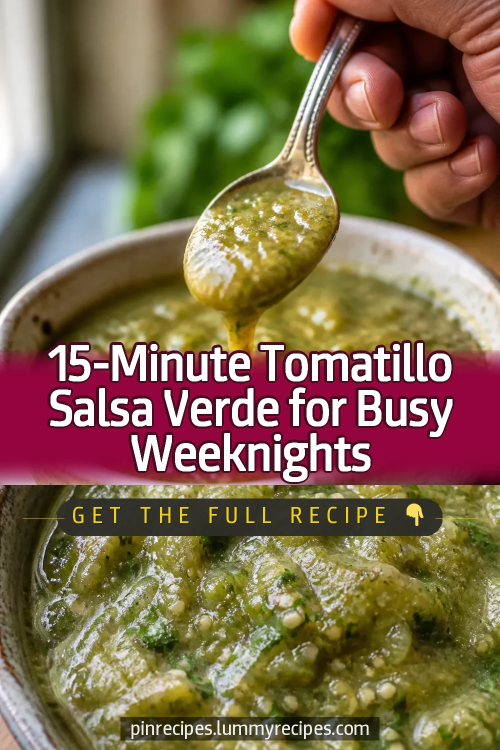 15-Minute Tomatillo Salsa Verde for Busy Weeknights
