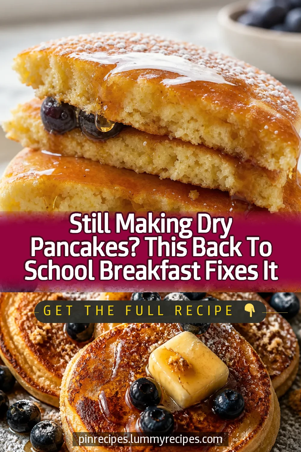 Still Making Dry Pancakes? This Back To School Breakfast Fixes It