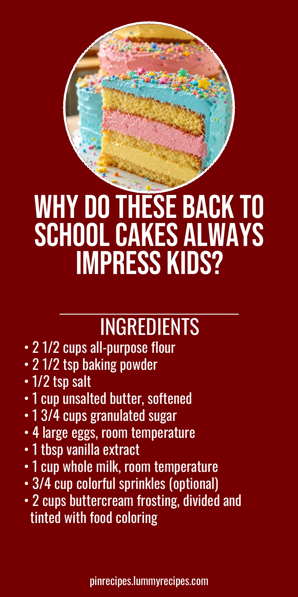 Why Do These Back To School Cakes Always Impress Kids?