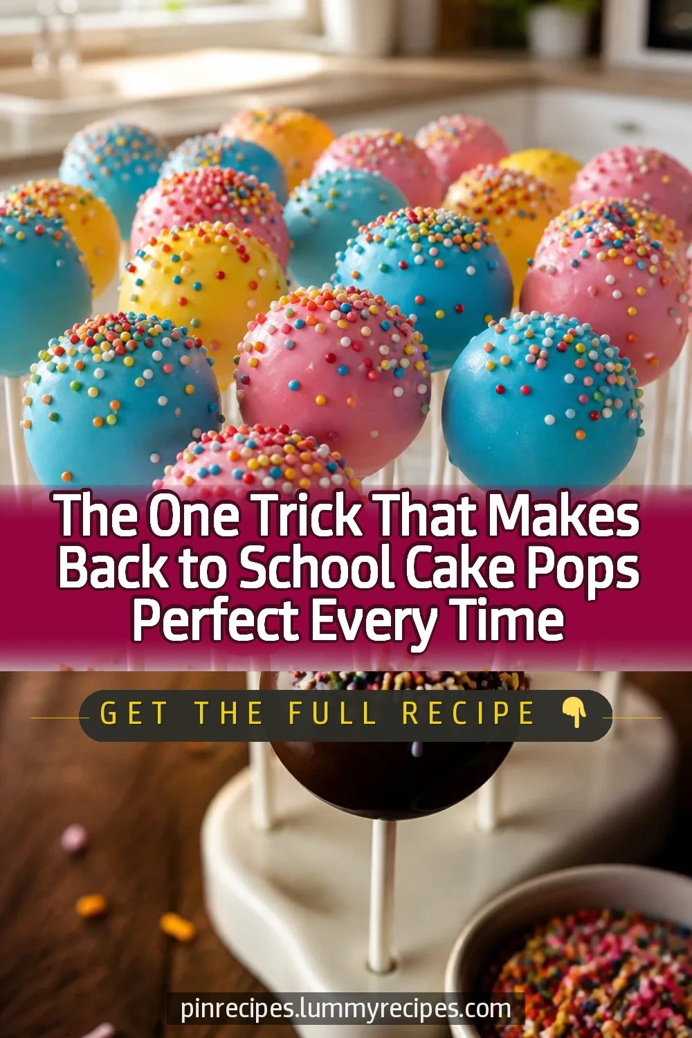 The One Trick That Makes Back to School Cake Pops Perfect Every Time