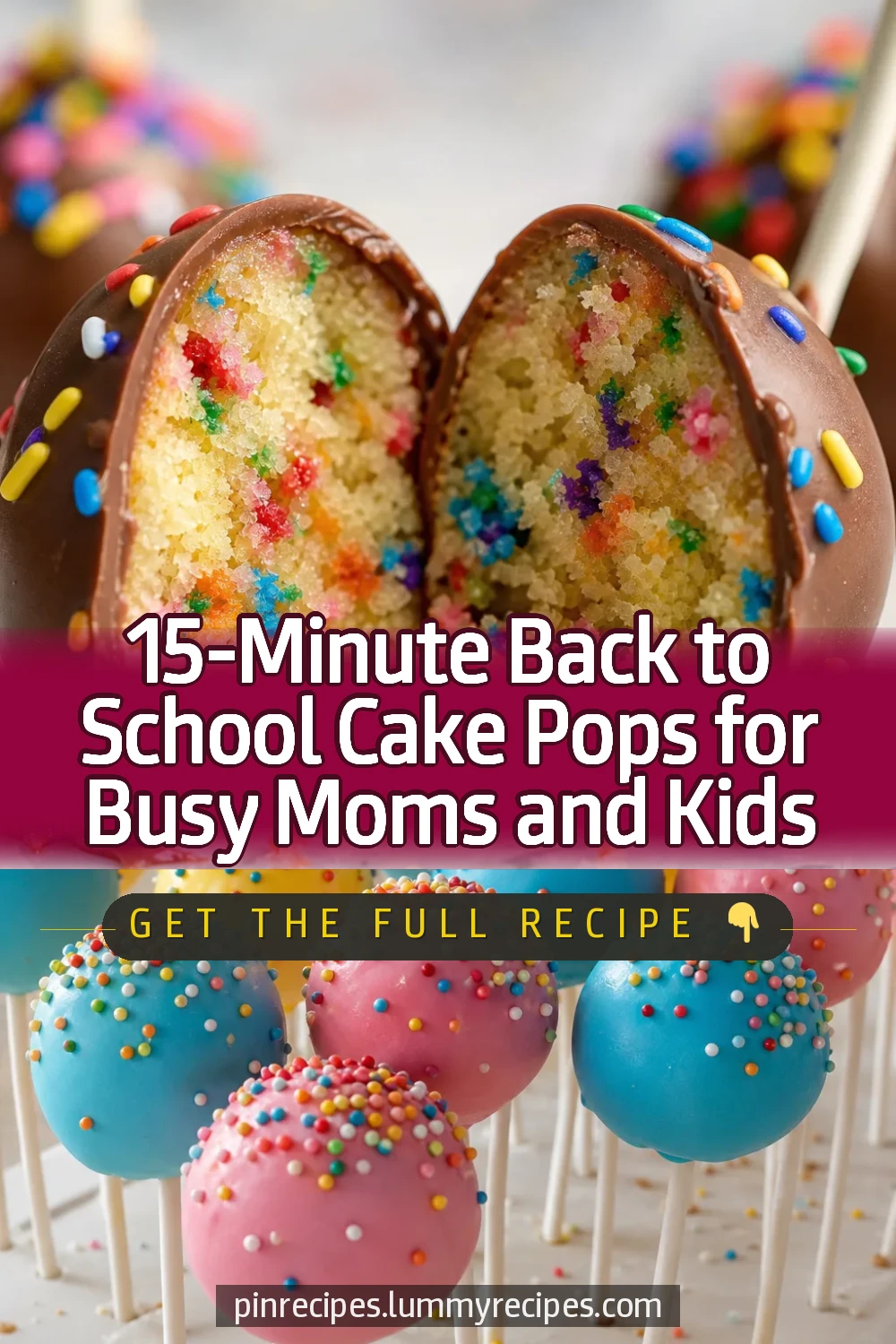 15-Minute Back to School Cake Pops for Busy Moms and Kids