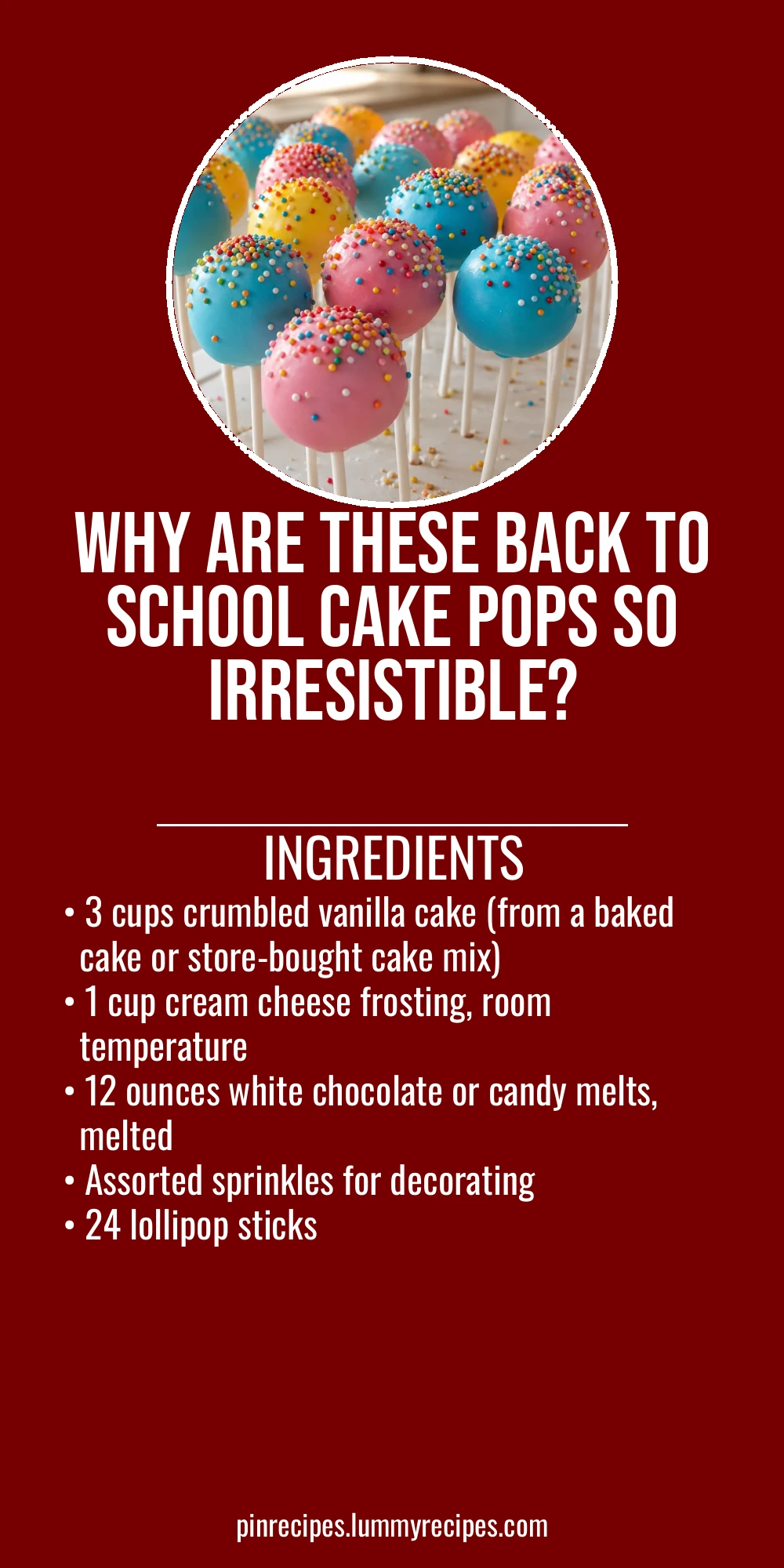 Why Are These Back to School Cake Pops So Irresistible?