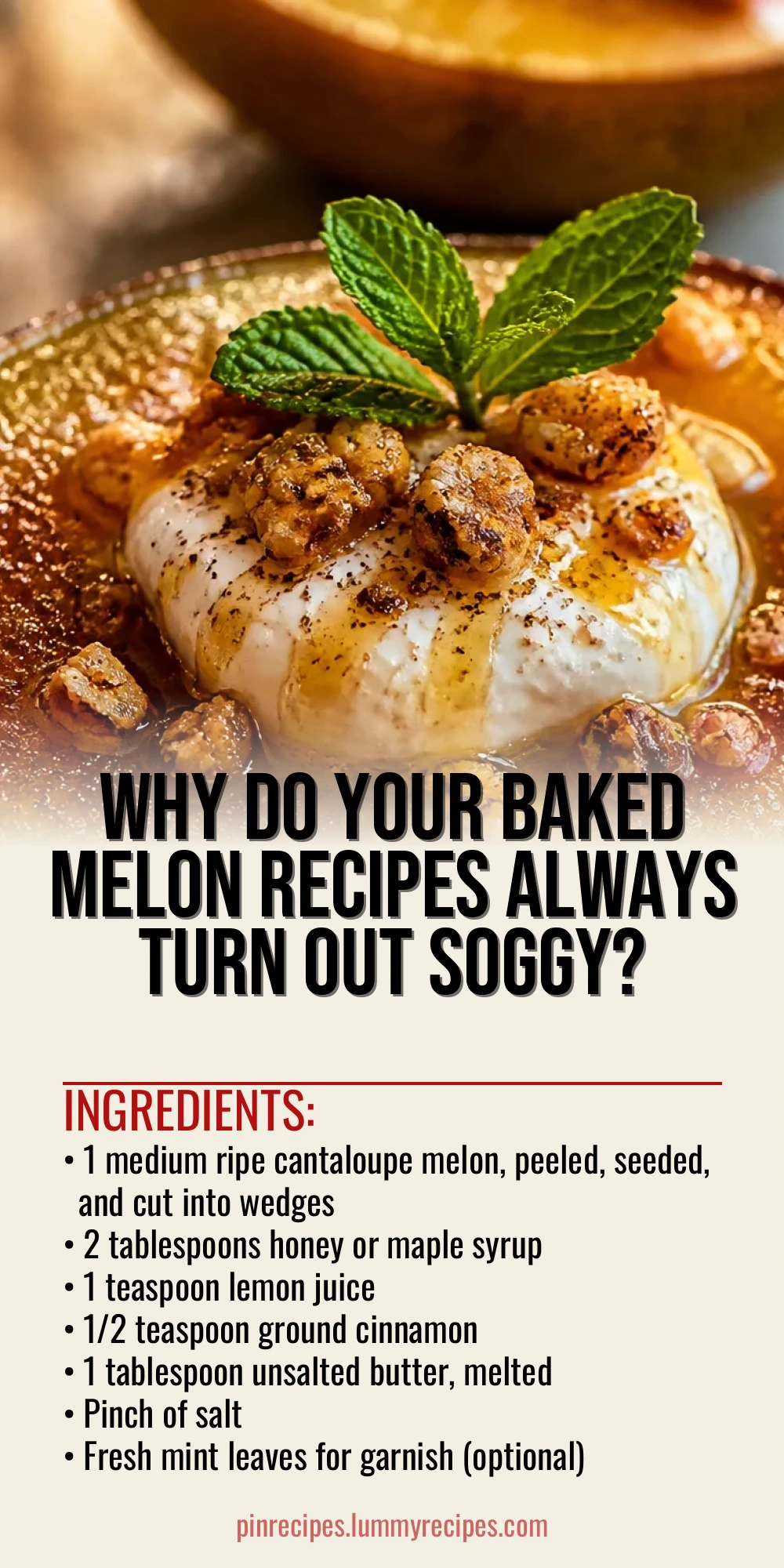 Why Do Your Baked Melon Recipes Always Turn Out Soggy?