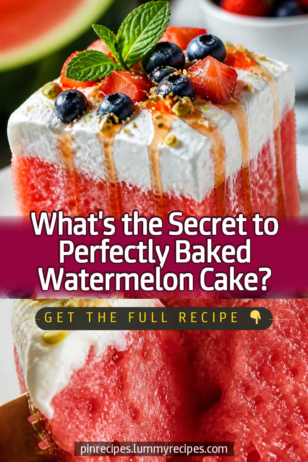 What's the Secret to Perfectly Baked Watermelon Cake?