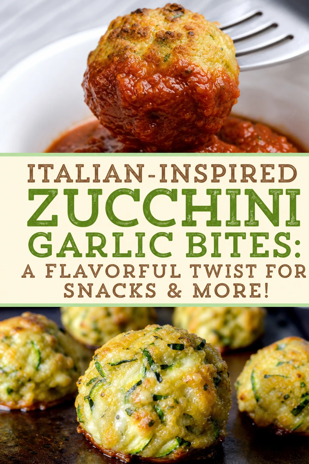Italian-inspired Zucchini Garlic Bites: A Flavorful Twist for Snacks & More!