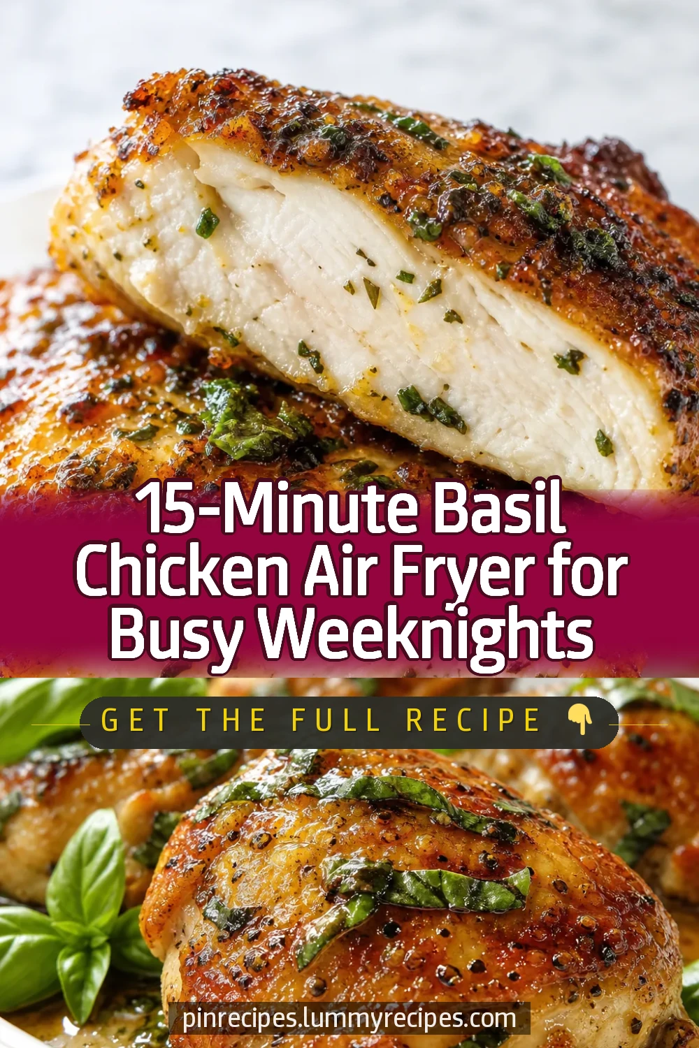 15-Minute Basil Chicken Air Fryer for Busy Weeknights