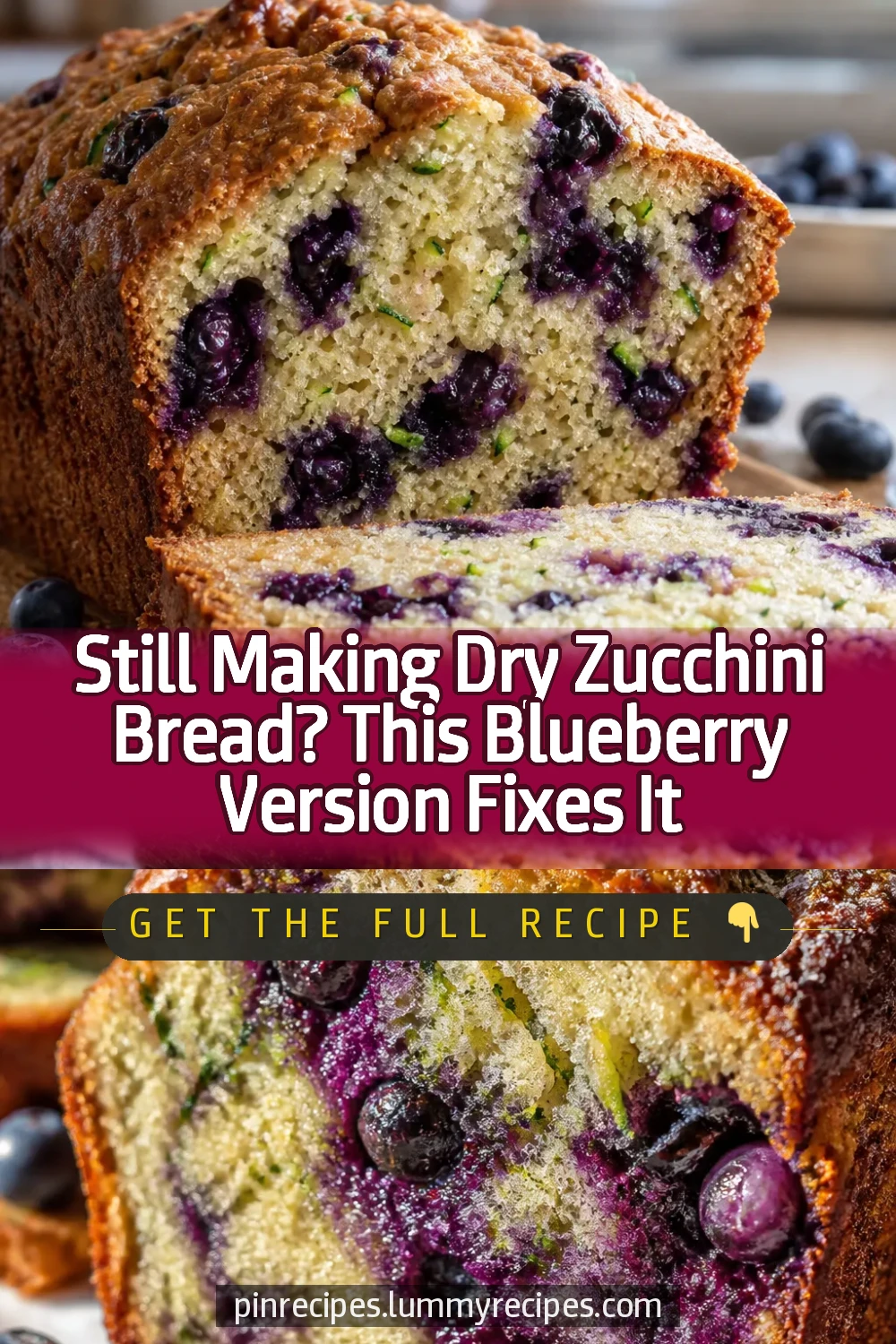 Still Making Dry Zucchini Bread? This Blueberry Version Fixes It