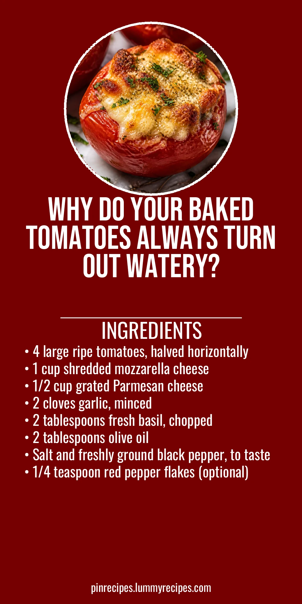 Why Do Your Baked Tomatoes Always Turn Out Watery?