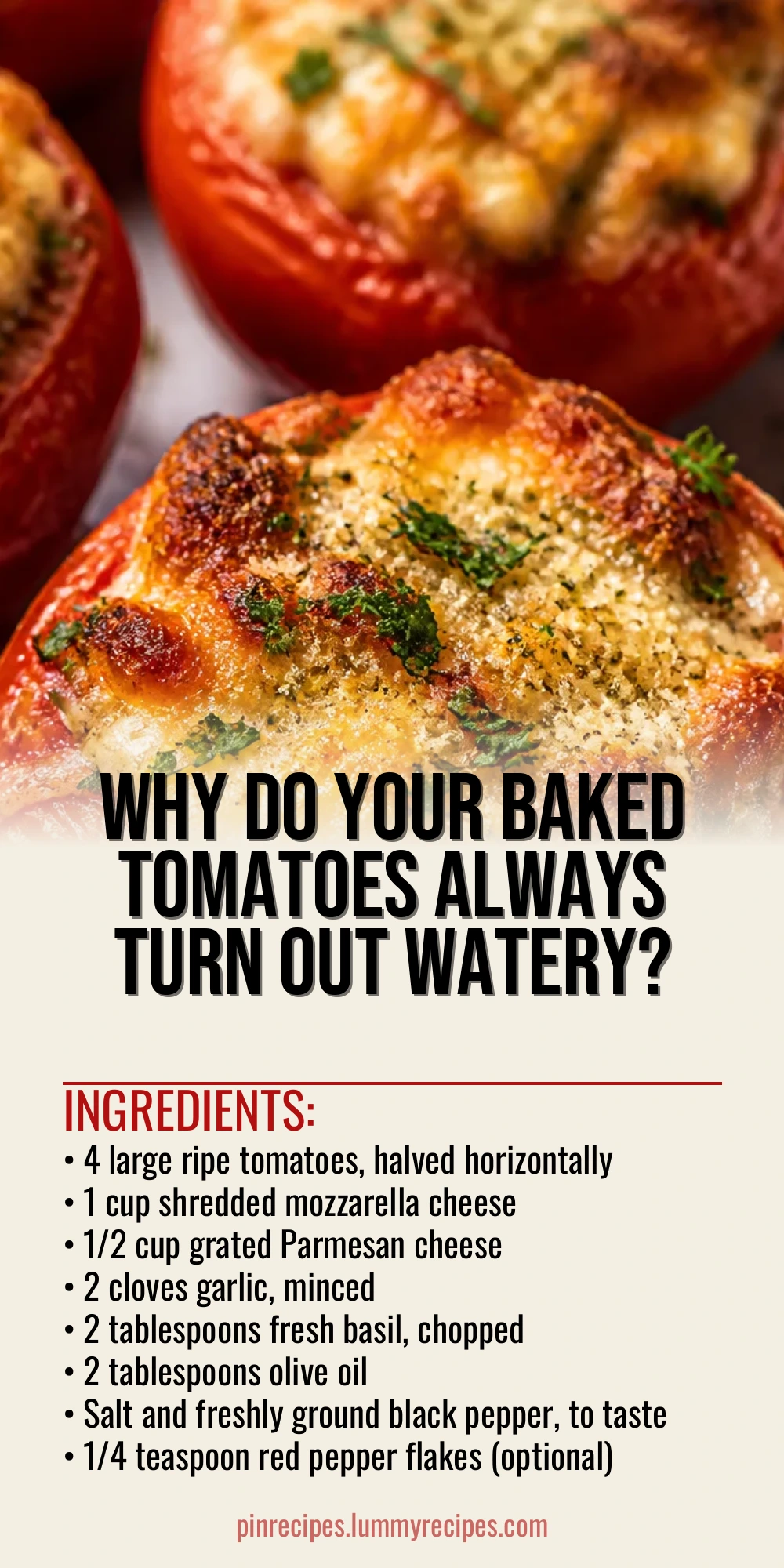 Why Do Your Baked Tomatoes Always Turn Out Watery?