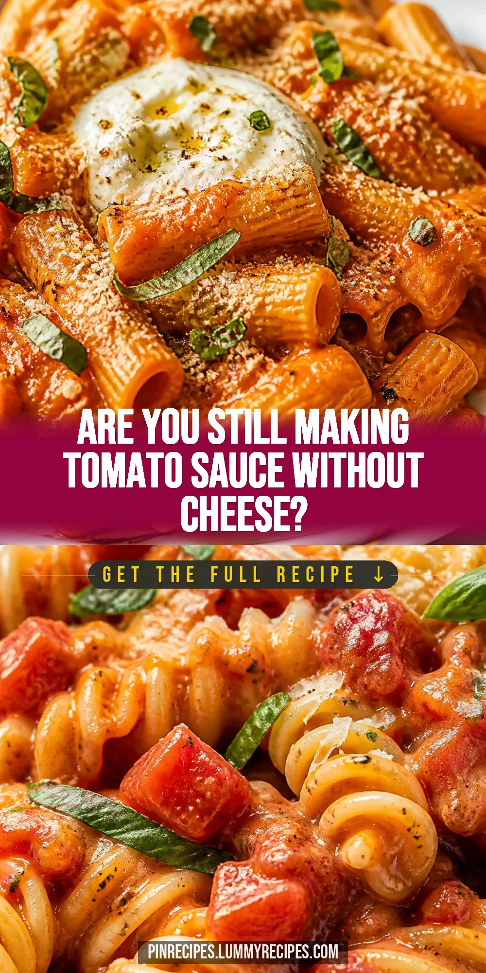 Are You Still Making Tomato Sauce Without Cheese?