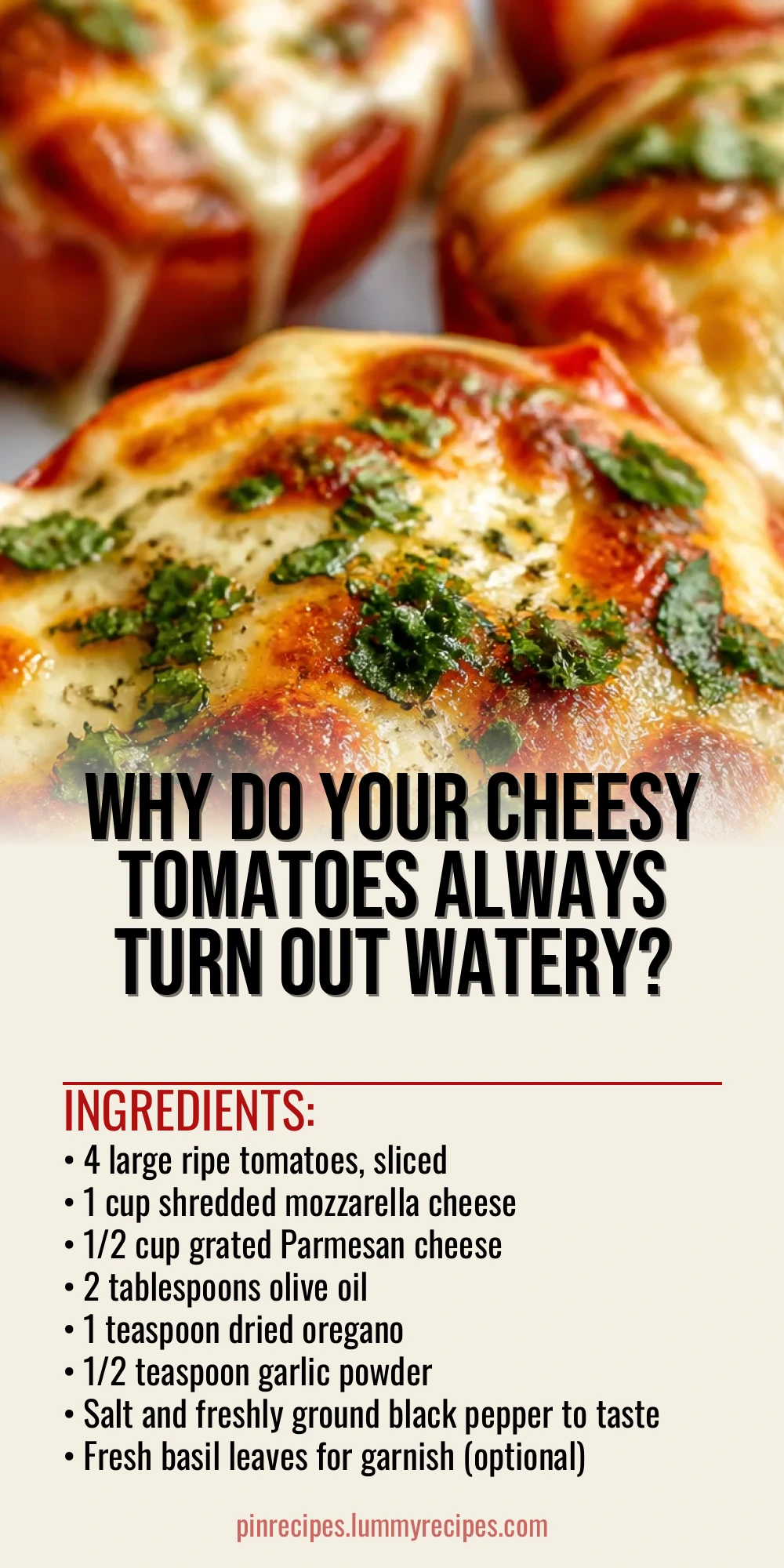 Why Do Your Cheesy Tomatoes Always Turn Out Watery?