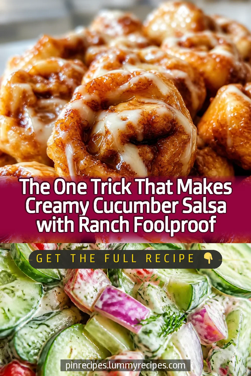 The One Trick That Makes Creamy Cucumber Salsa with Ranch Foolproof