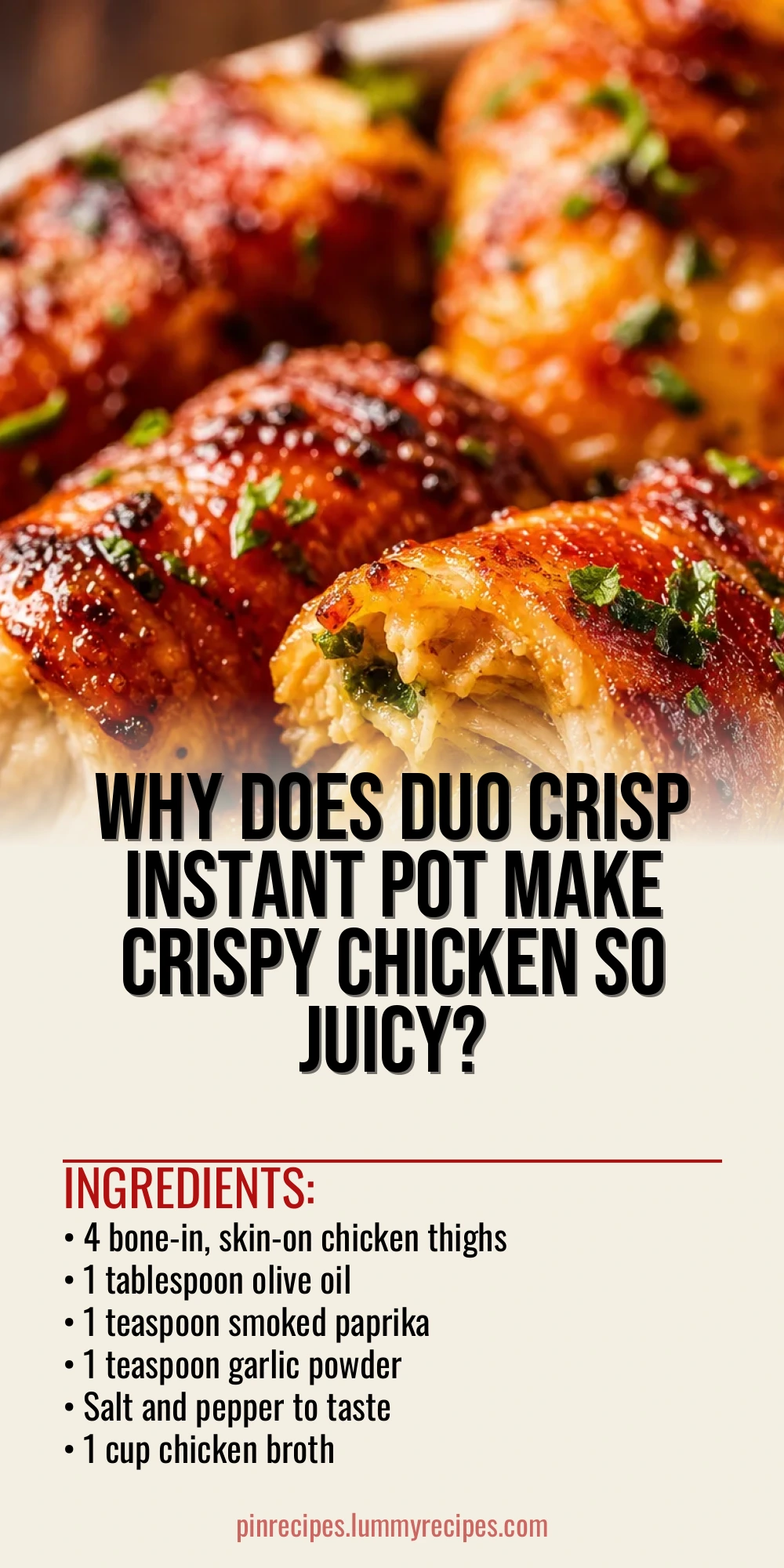 Why Does Duo Crisp Instant Pot Make Crispy Chicken So Juicy?