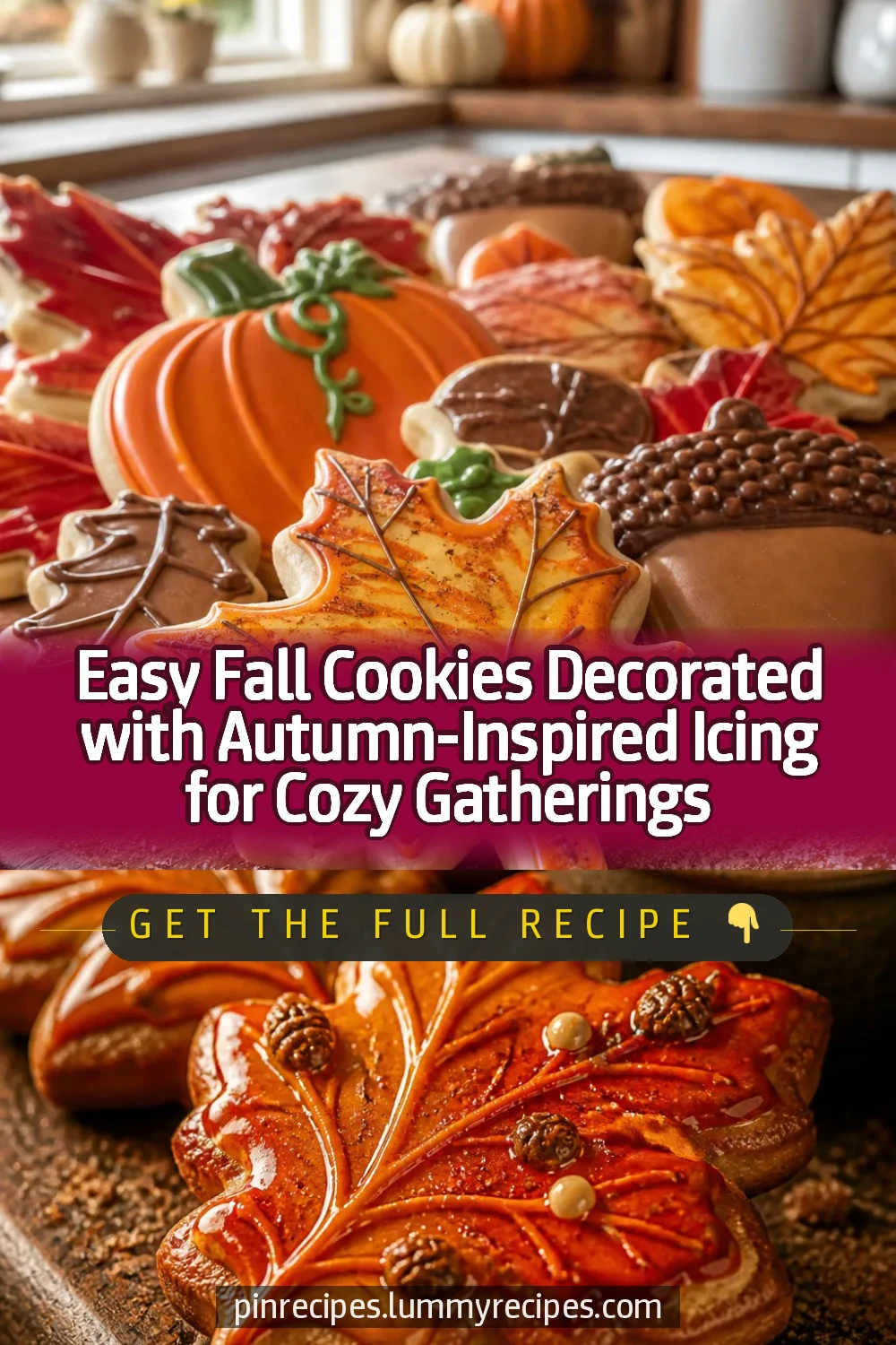 Easy Fall Cookies Decorated with Autumn-Inspired Icing for Cozy Gatherings