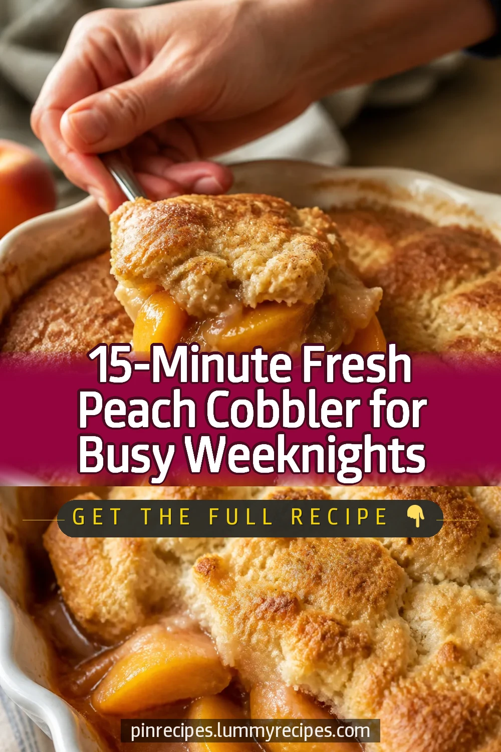 15-Minute Fresh Peach Cobbler for Busy Weeknights