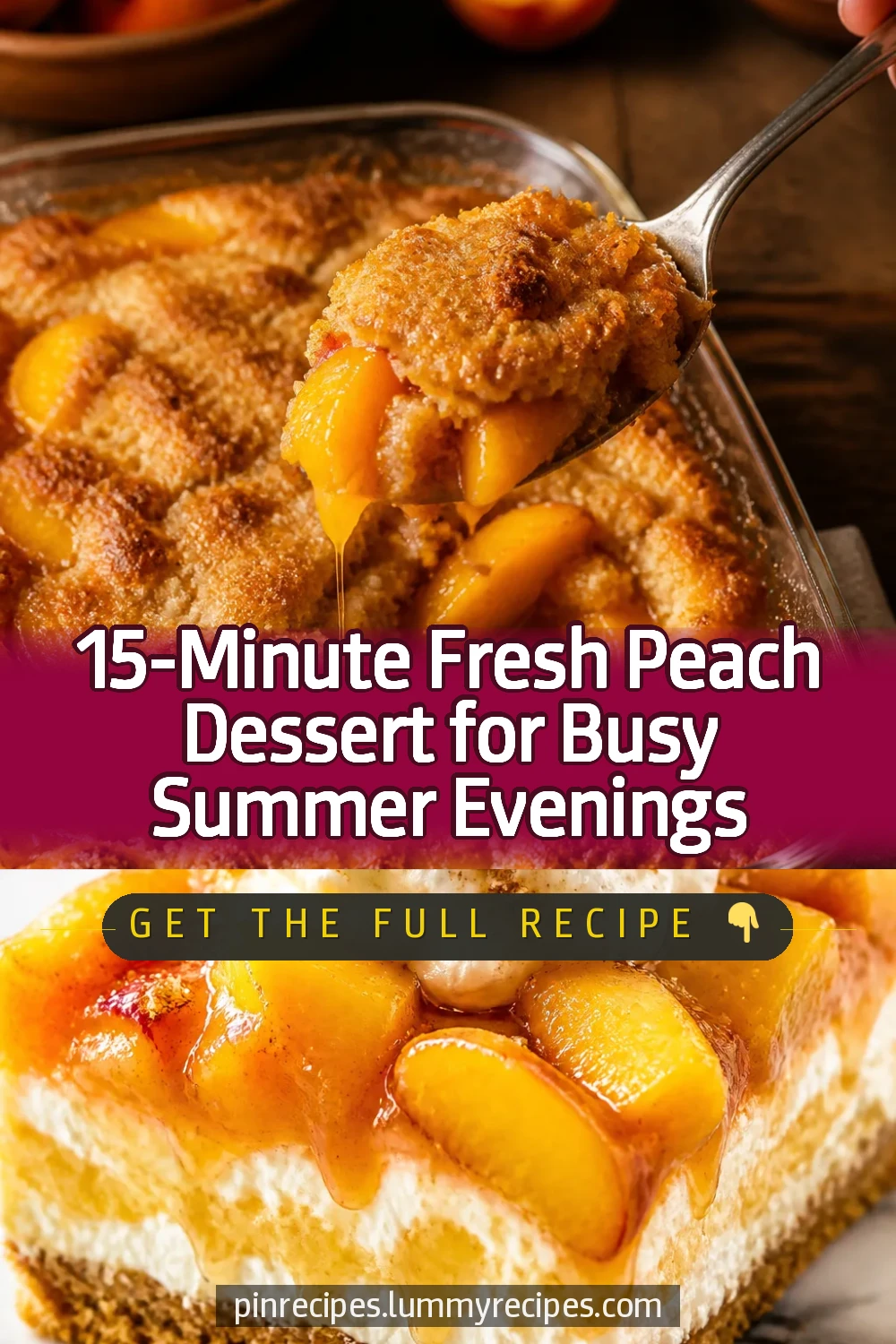 15-Minute Fresh Peach Dessert for Busy Summer Evenings