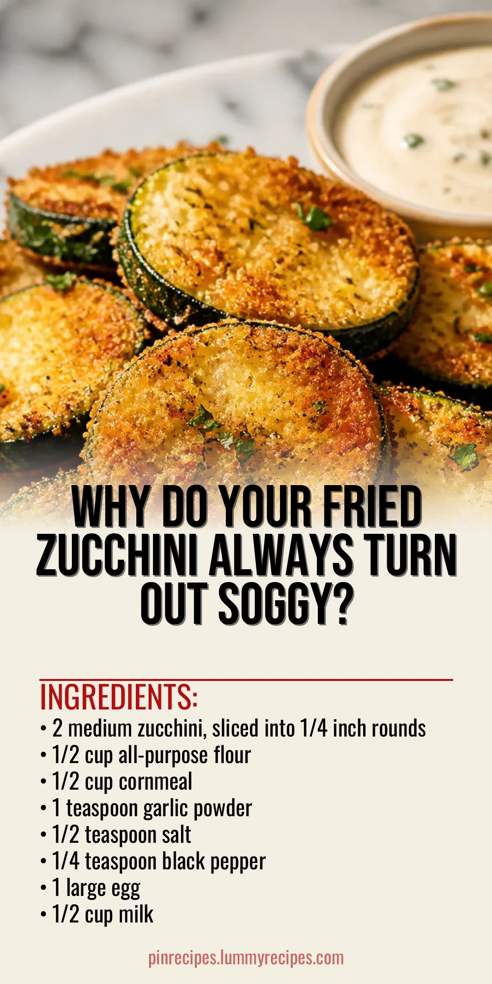 Why Do Your Fried Zucchini Always Turn Out Soggy?