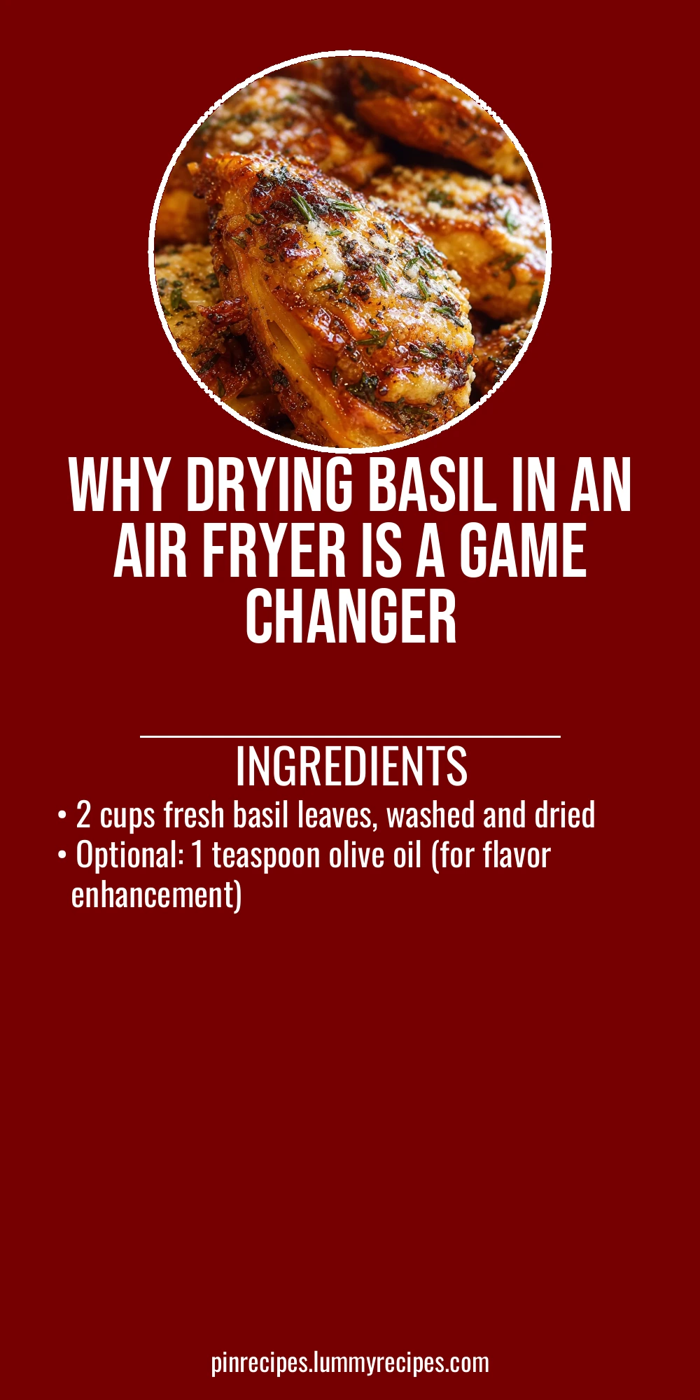 Why Drying Basil in an Air Fryer Is a Game Changer