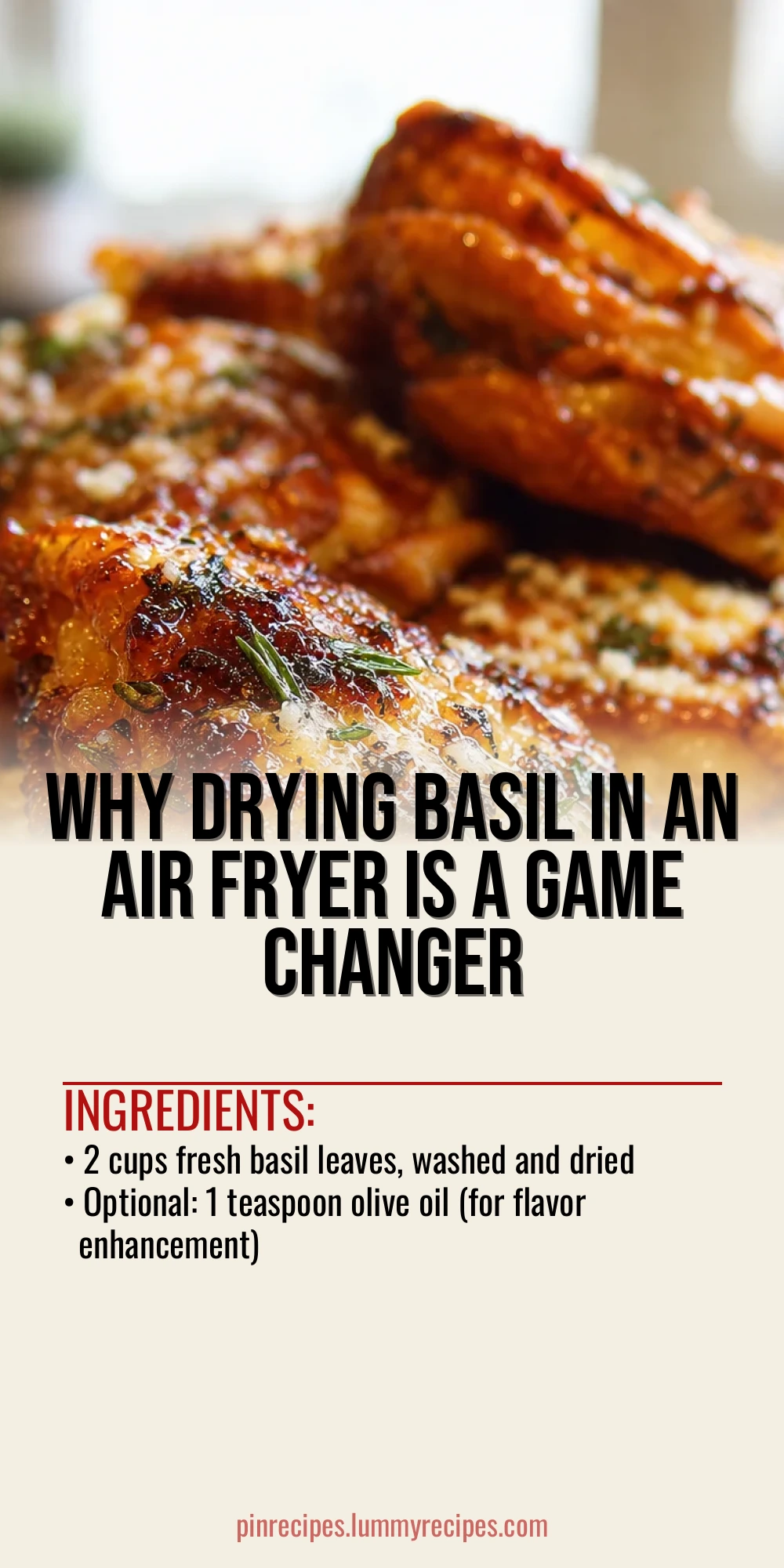 Why Drying Basil in an Air Fryer Is a Game Changer