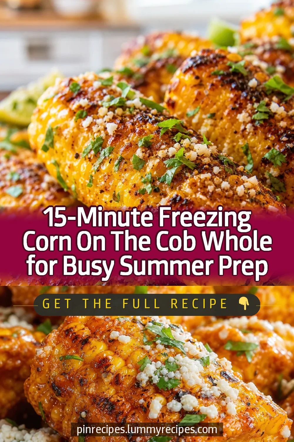 15-Minute Freezing Corn On The Cob Whole for Busy Summer Prep