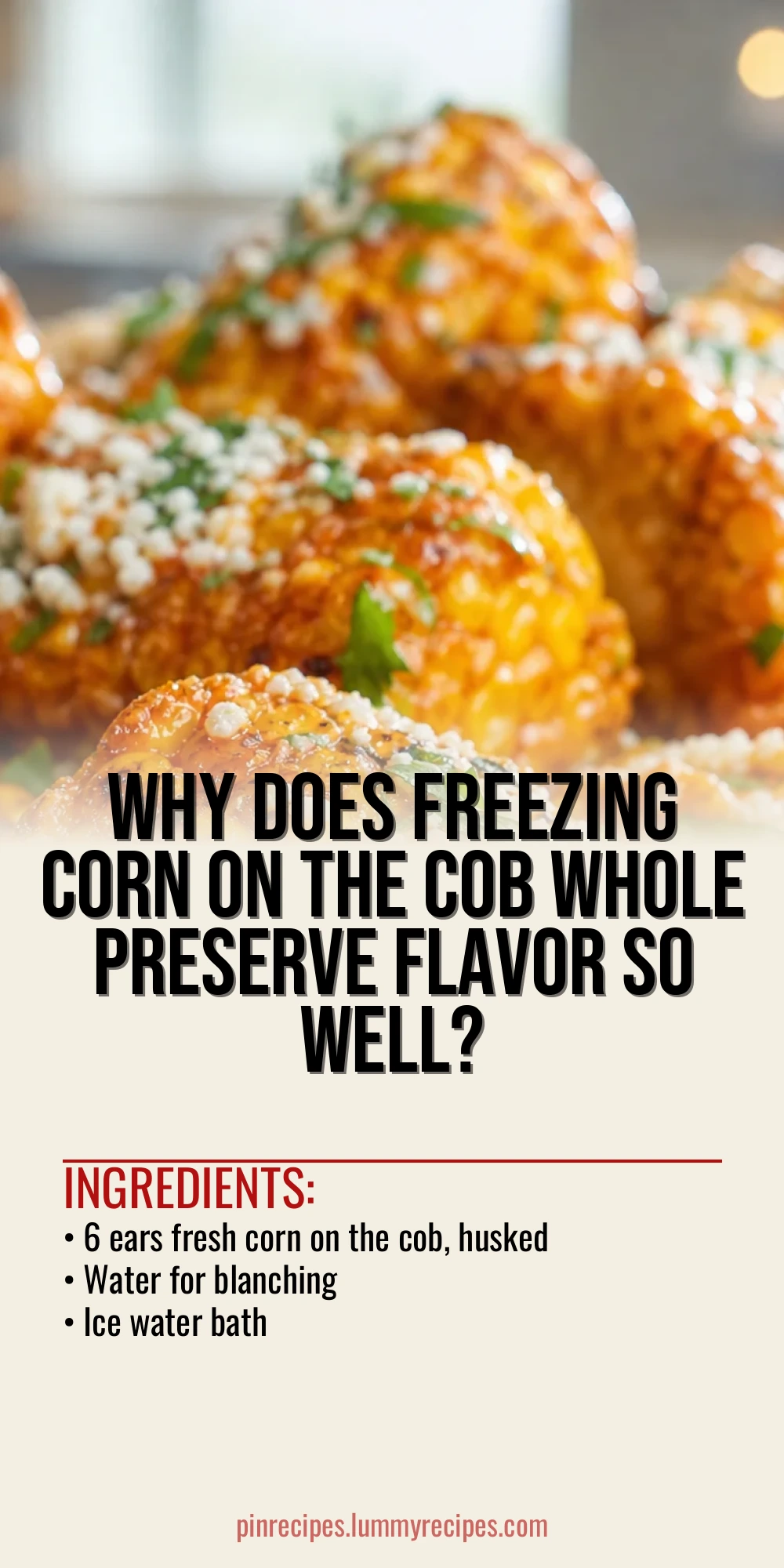 Why Does Freezing Corn On The Cob Whole Preserve Flavor So Well?
