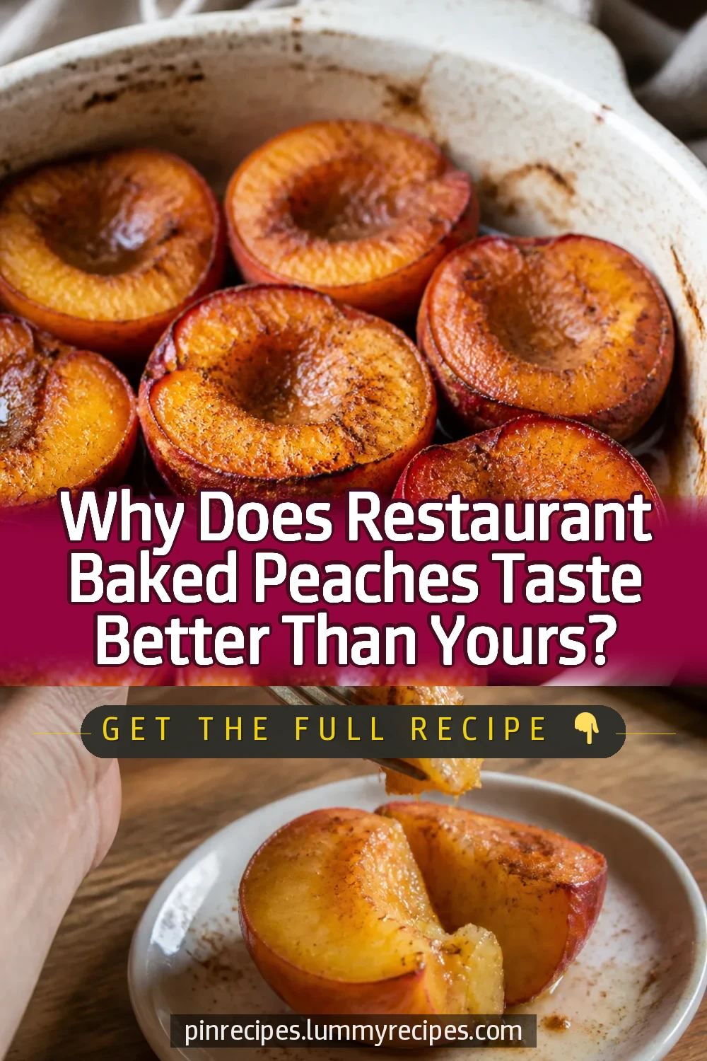 Why Does Restaurant Baked Peaches Taste Better Than Yours?