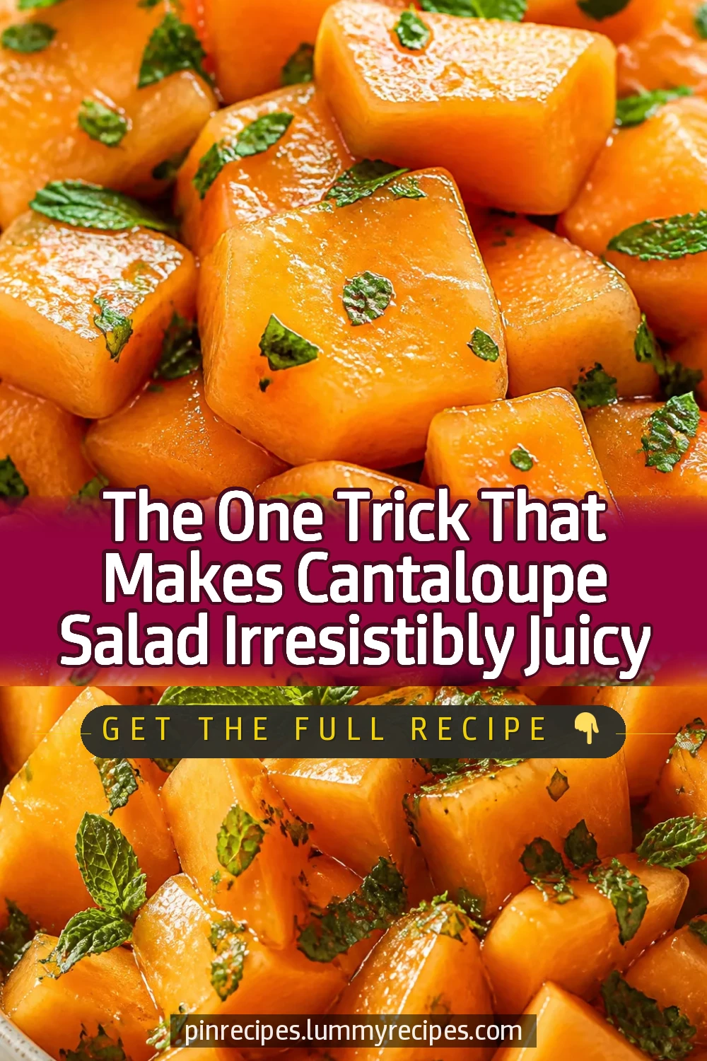 The One Trick That Makes Cantaloupe Salad Irresistibly Juicy