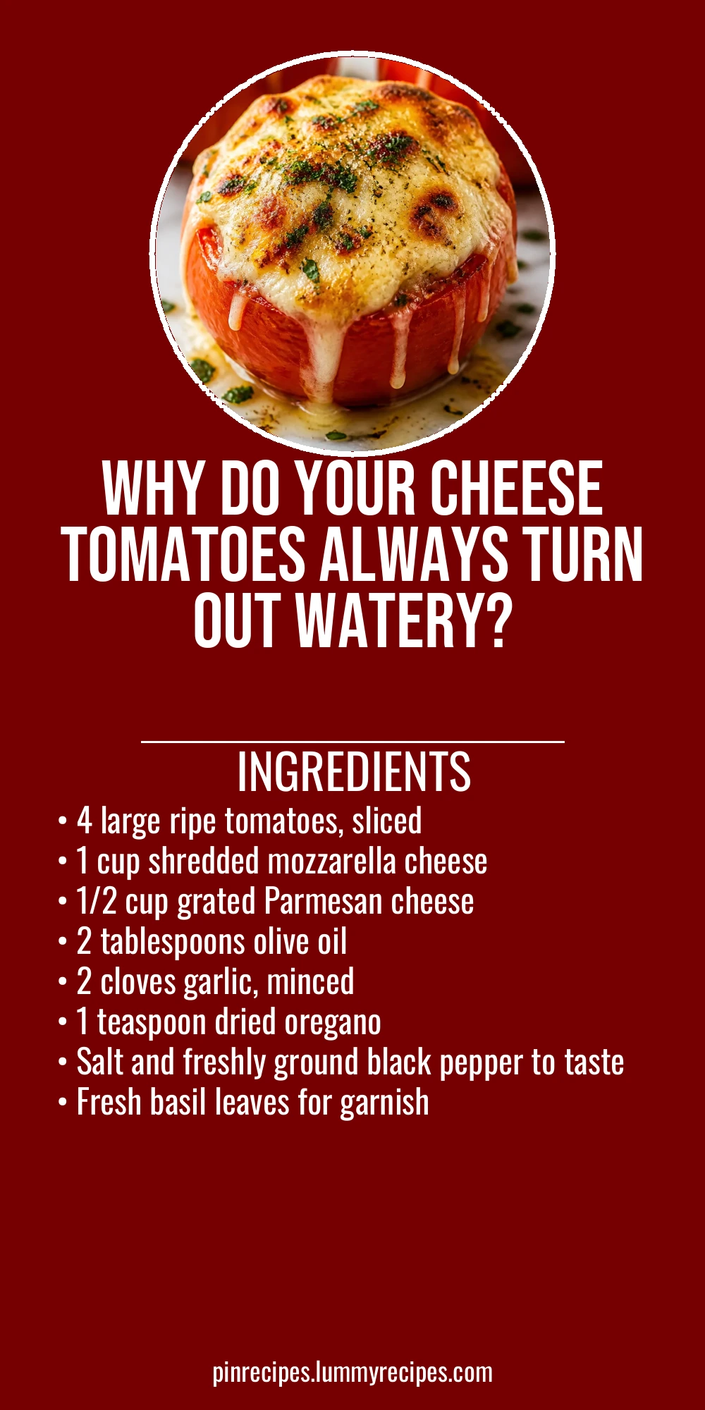 Why Do Your Cheese Tomatoes Always Turn Out Watery?