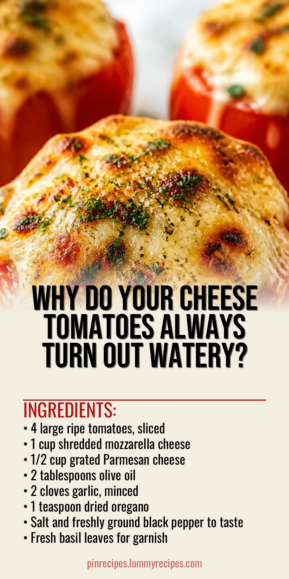 Why Do Your Cheese Tomatoes Always Turn Out Watery?