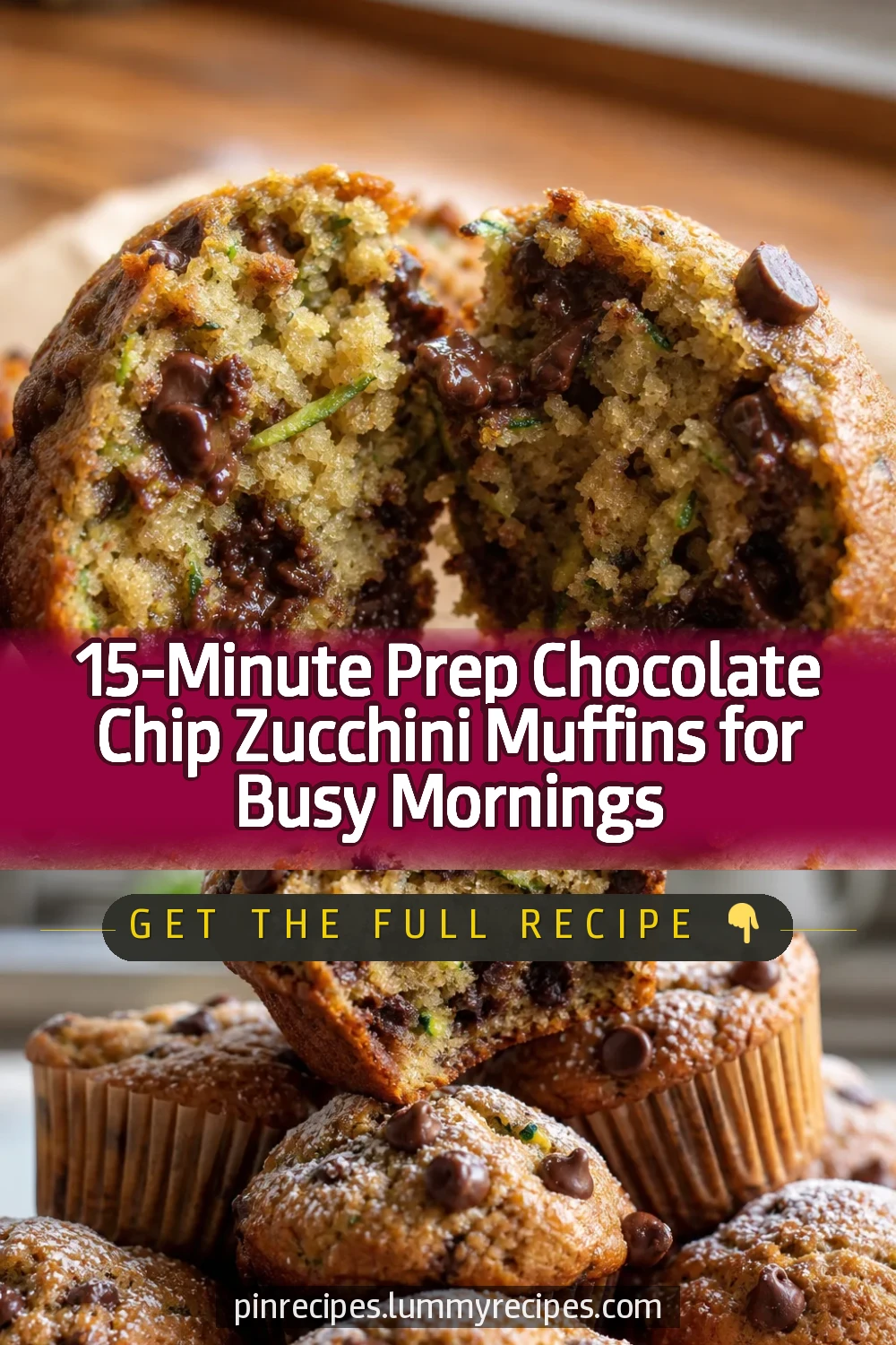 15-Minute Prep Chocolate Chip Zucchini Muffins for Busy Mornings