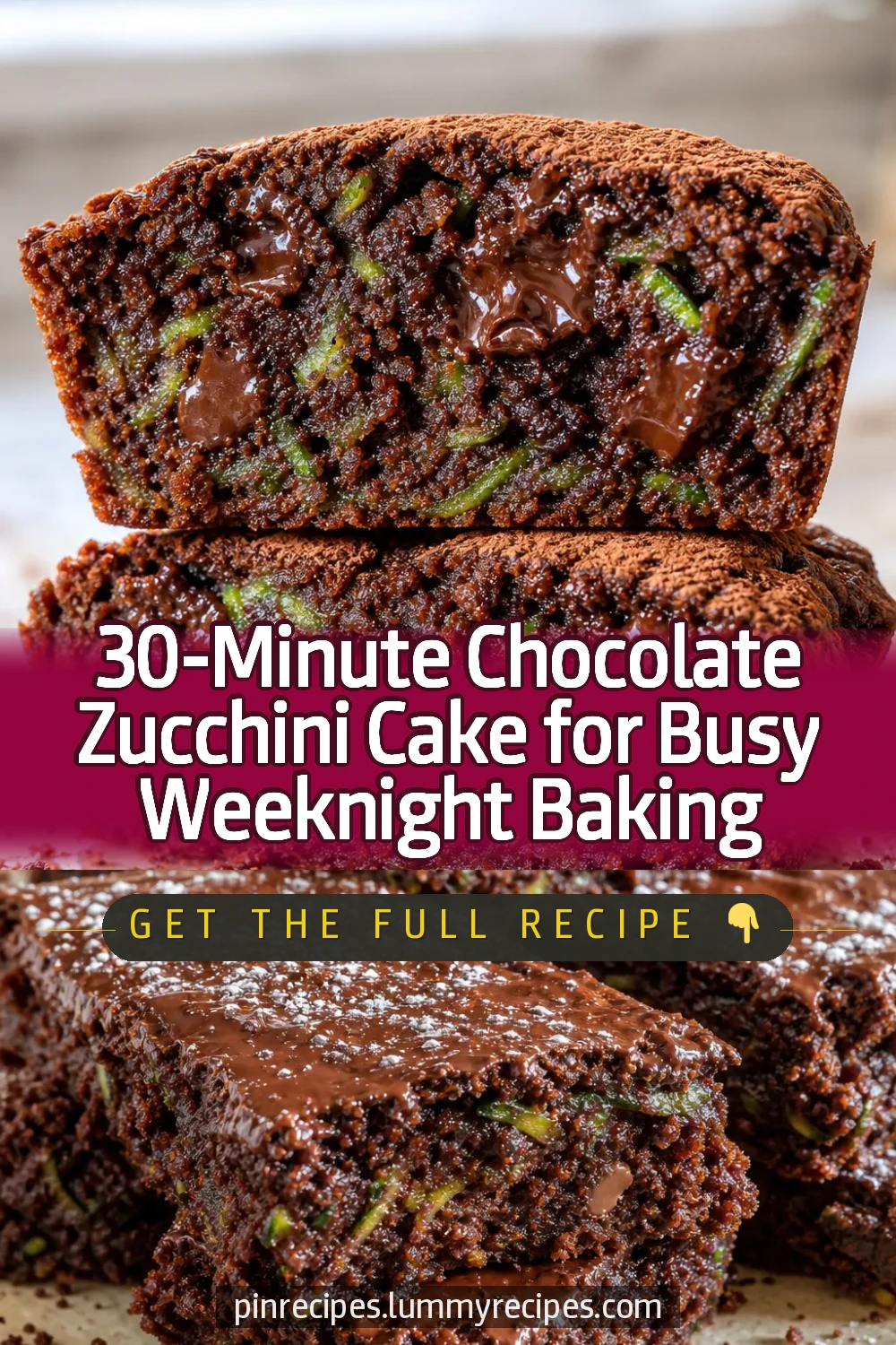30-Minute Chocolate Zucchini Cake for Busy Weeknight Baking